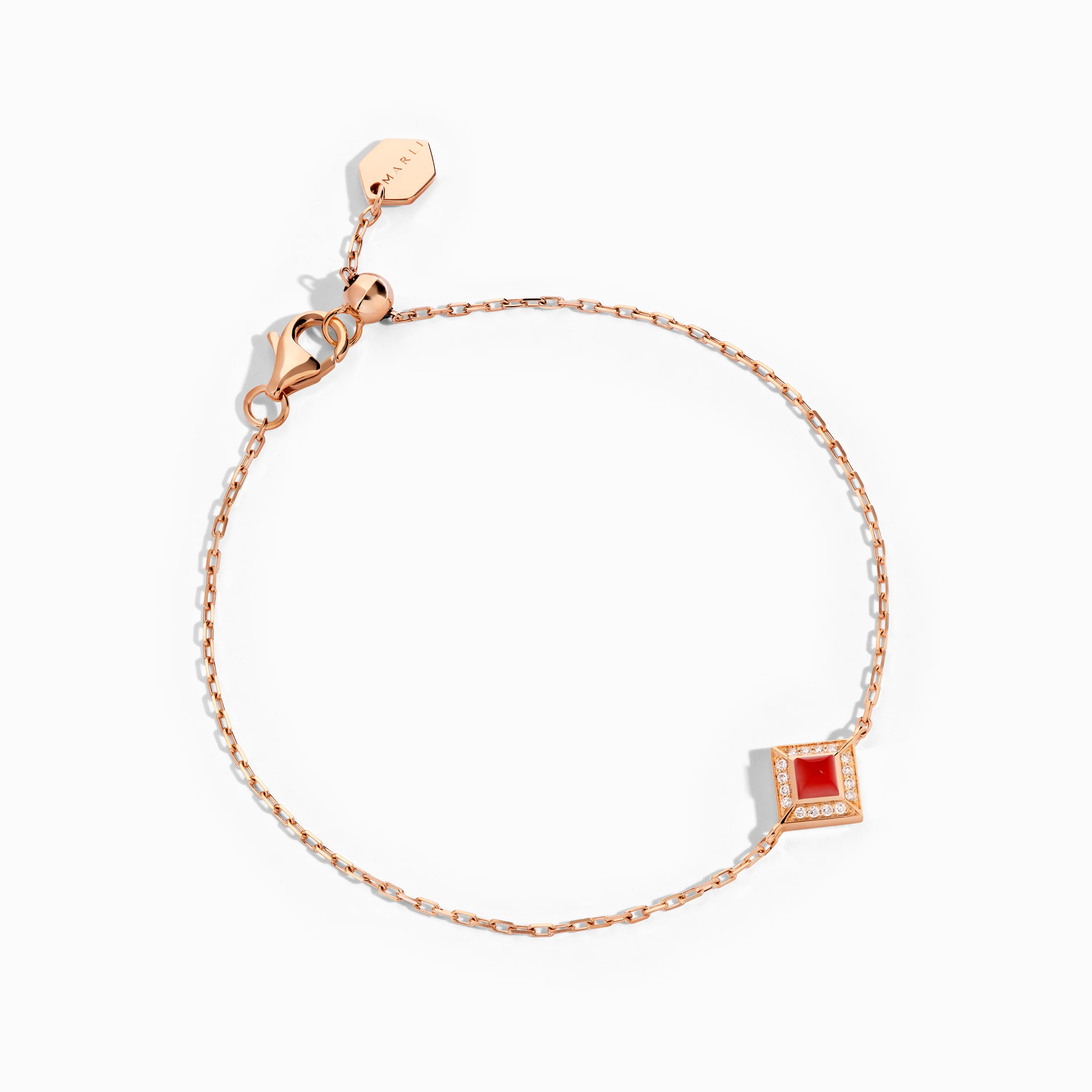 Cleo Lotus Pavé Chain Bracelet - Image 12
