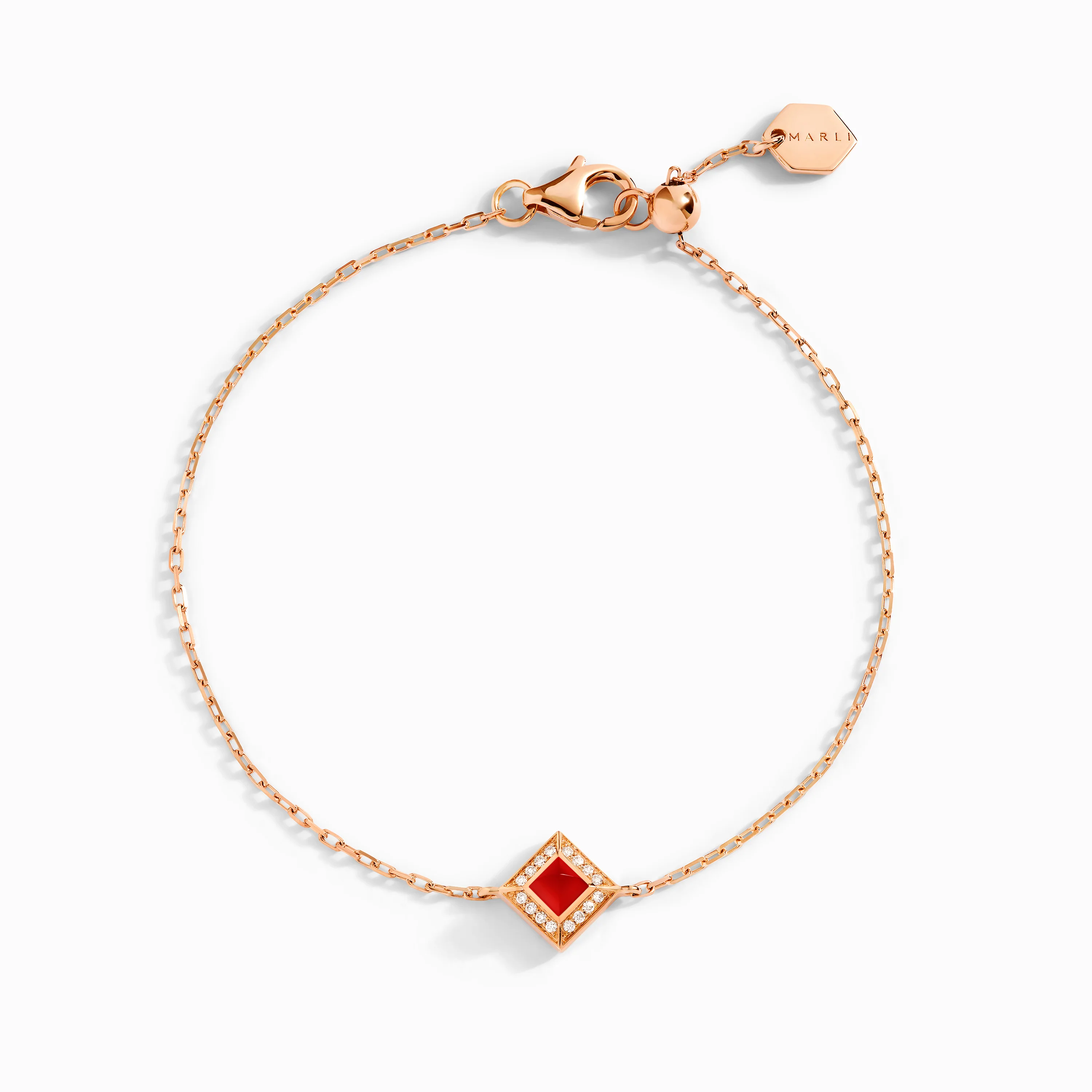 Cleo Lotus Pavé Chain Bracelet - Image 13