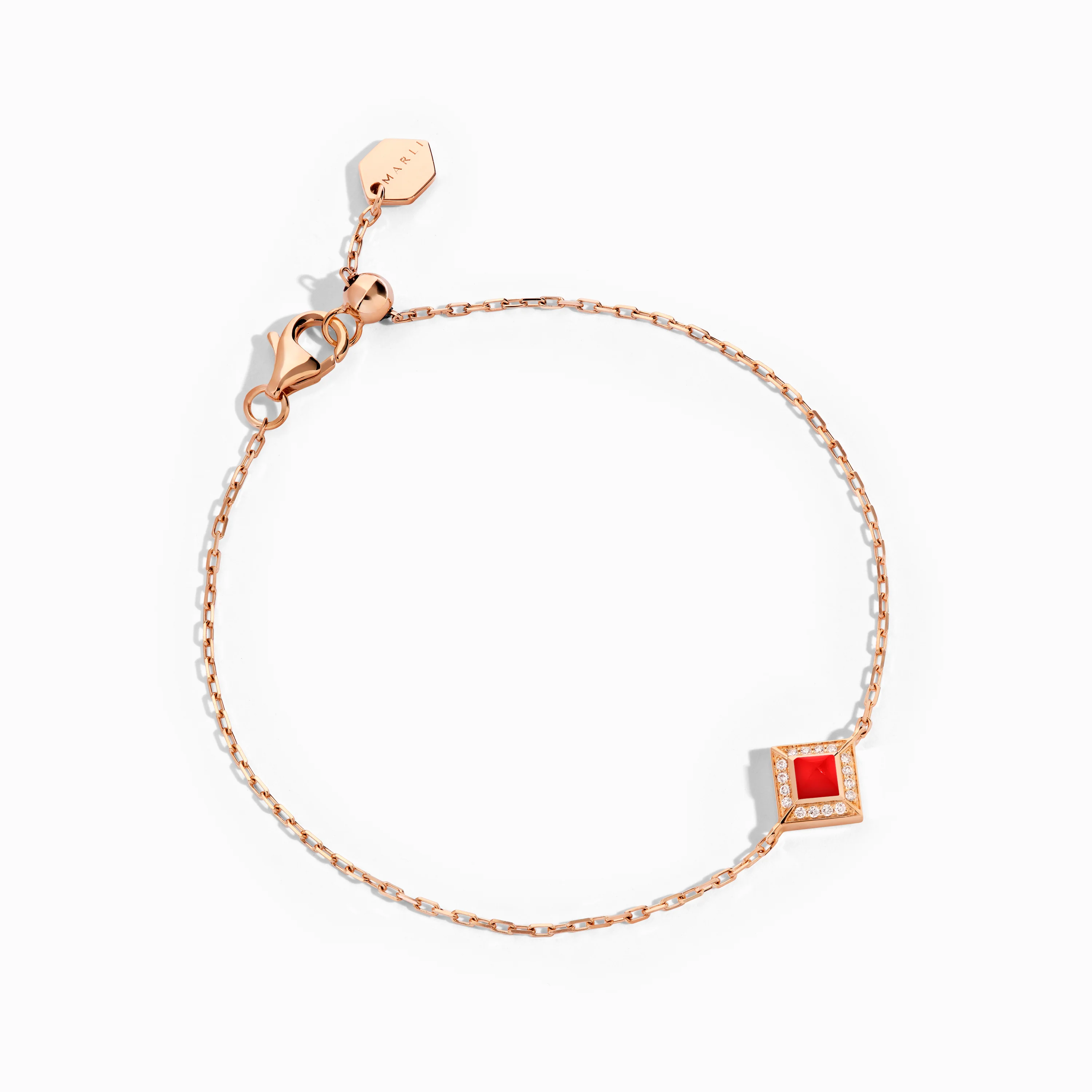Cleo Lotus Pavé Chain Bracelet - Image 14