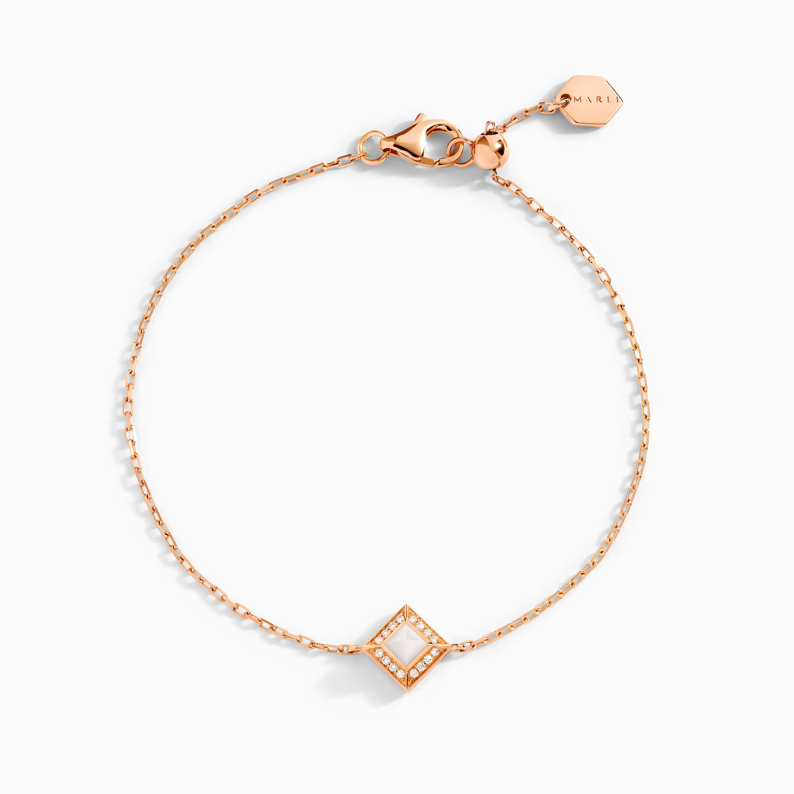Cleo Lotus Pavé Chain Bracelet - Image 17