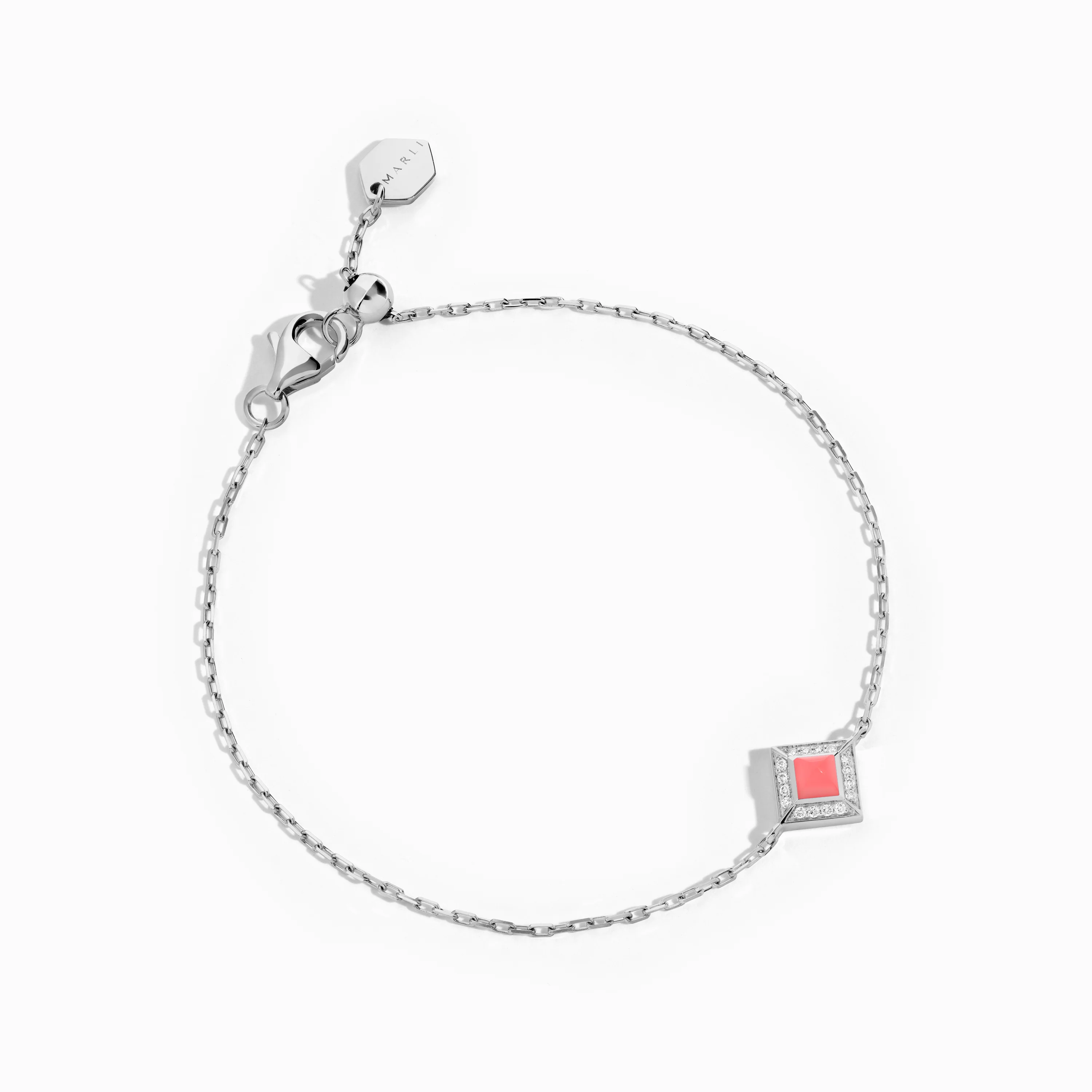 Cleo Lotus Pavé Chain Bracelet - Image 10