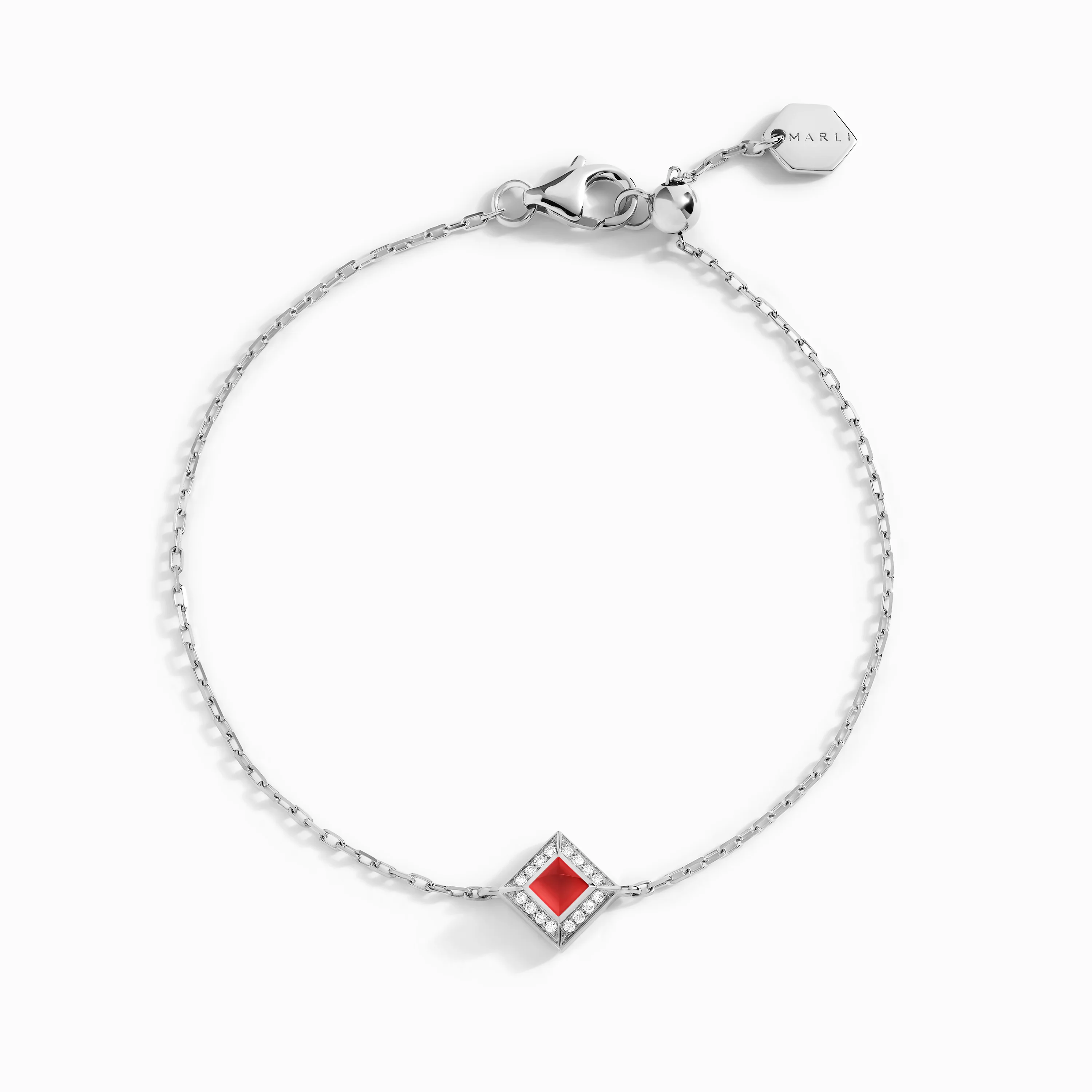 Cleo Lotus Pavé Chain Bracelet - Image 11
