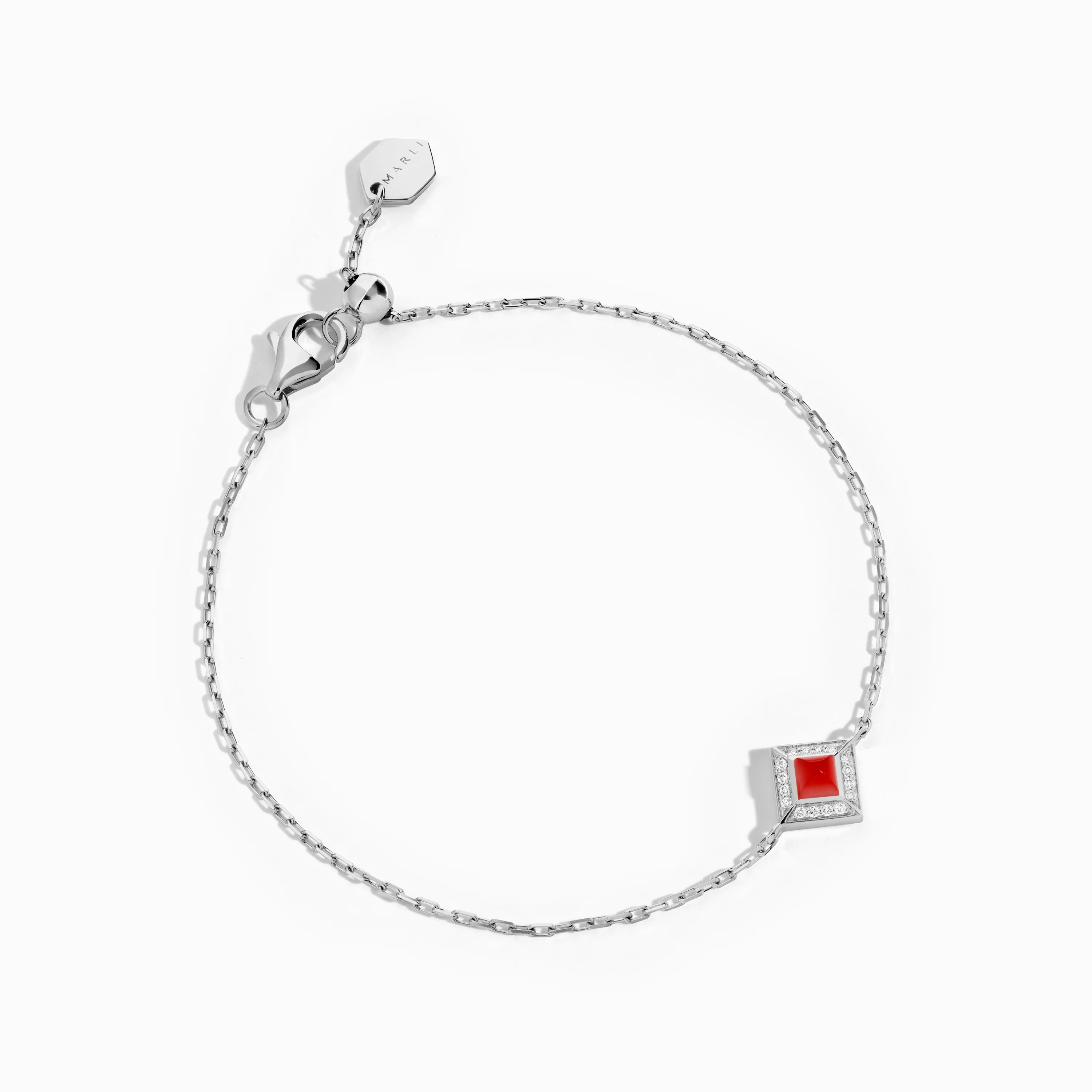 Cleo Lotus Pavé Chain Bracelet - Image 12