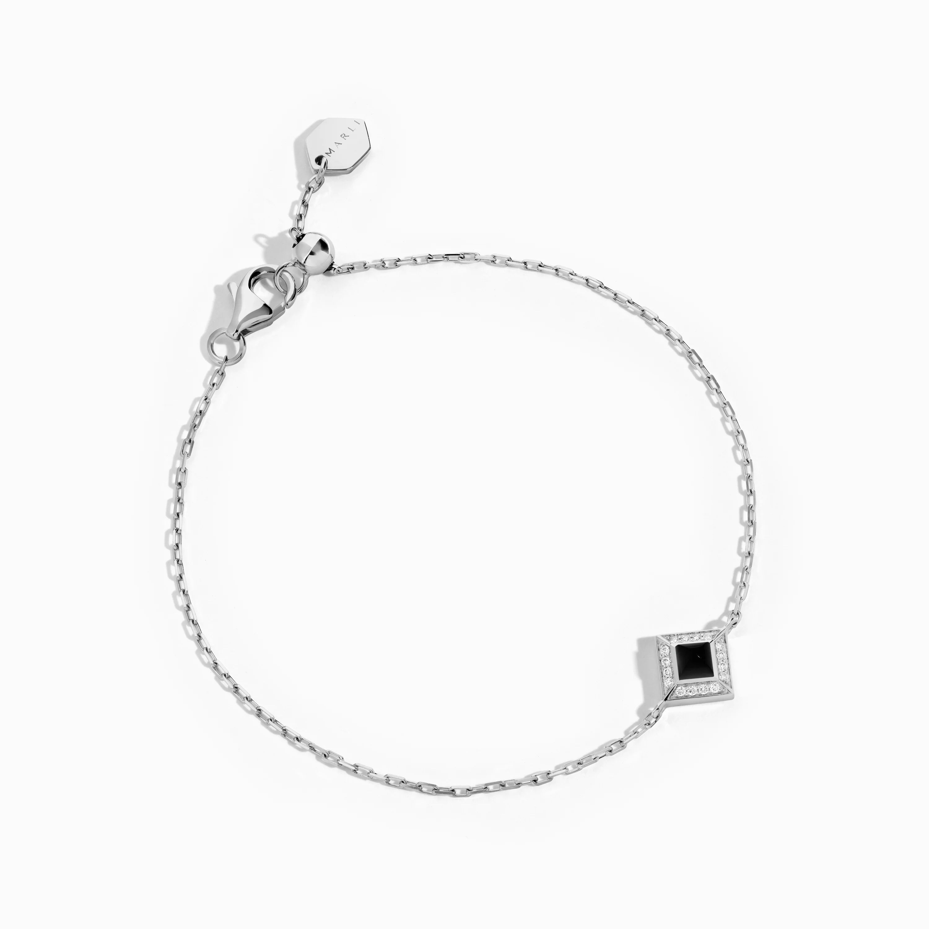 Cleo Lotus Pavé Chain Bracelet - Image 4