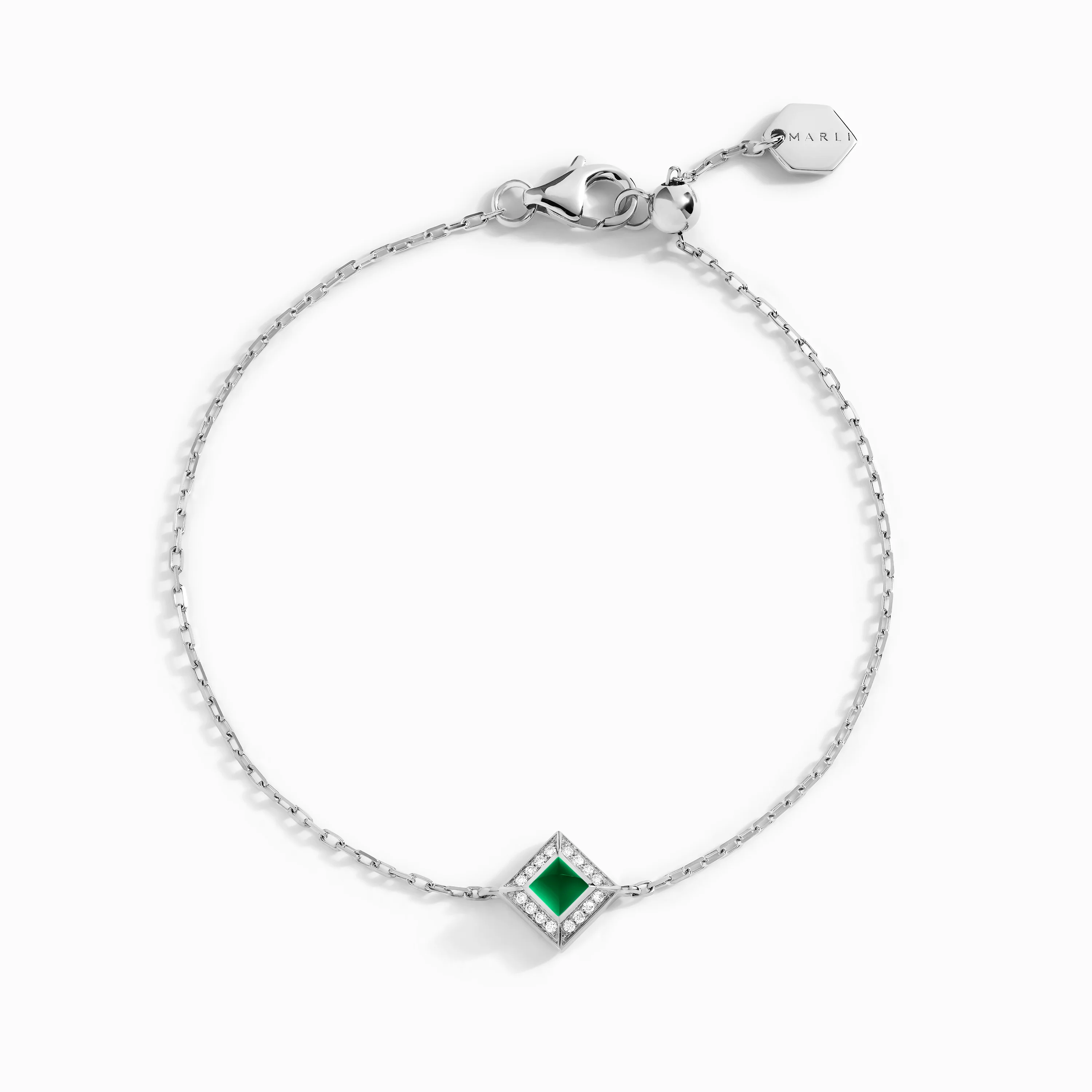 Cleo Lotus Pavé Chain Bracelet - Image 5