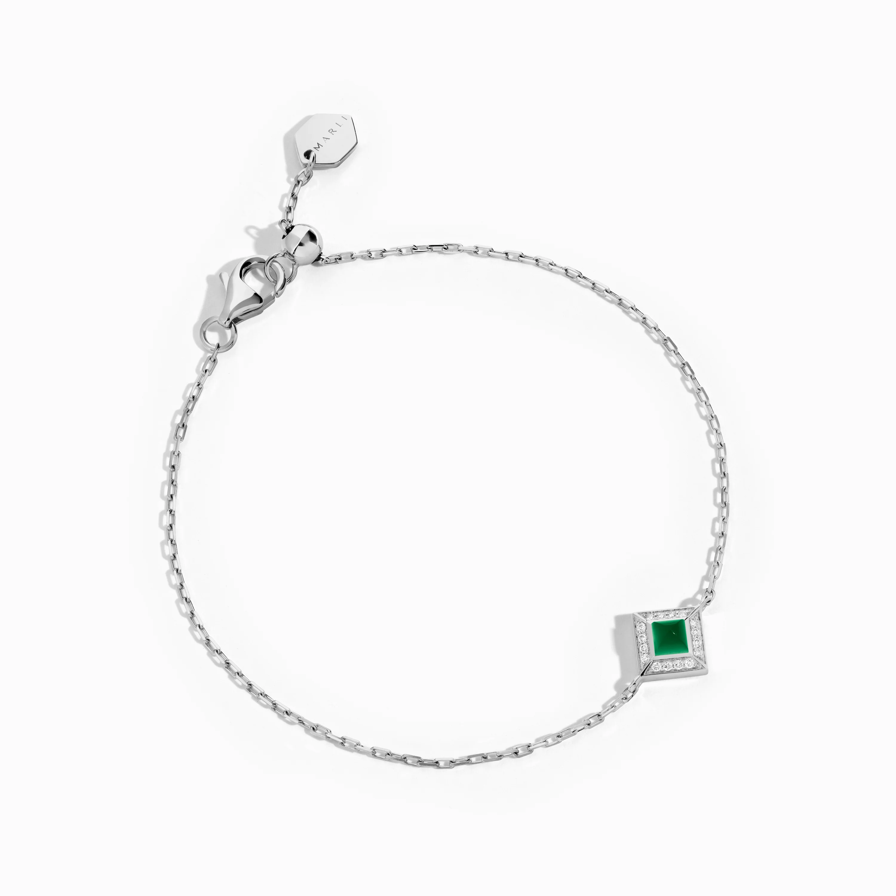 Cleo Lotus Pavé Chain Bracelet - Image 6