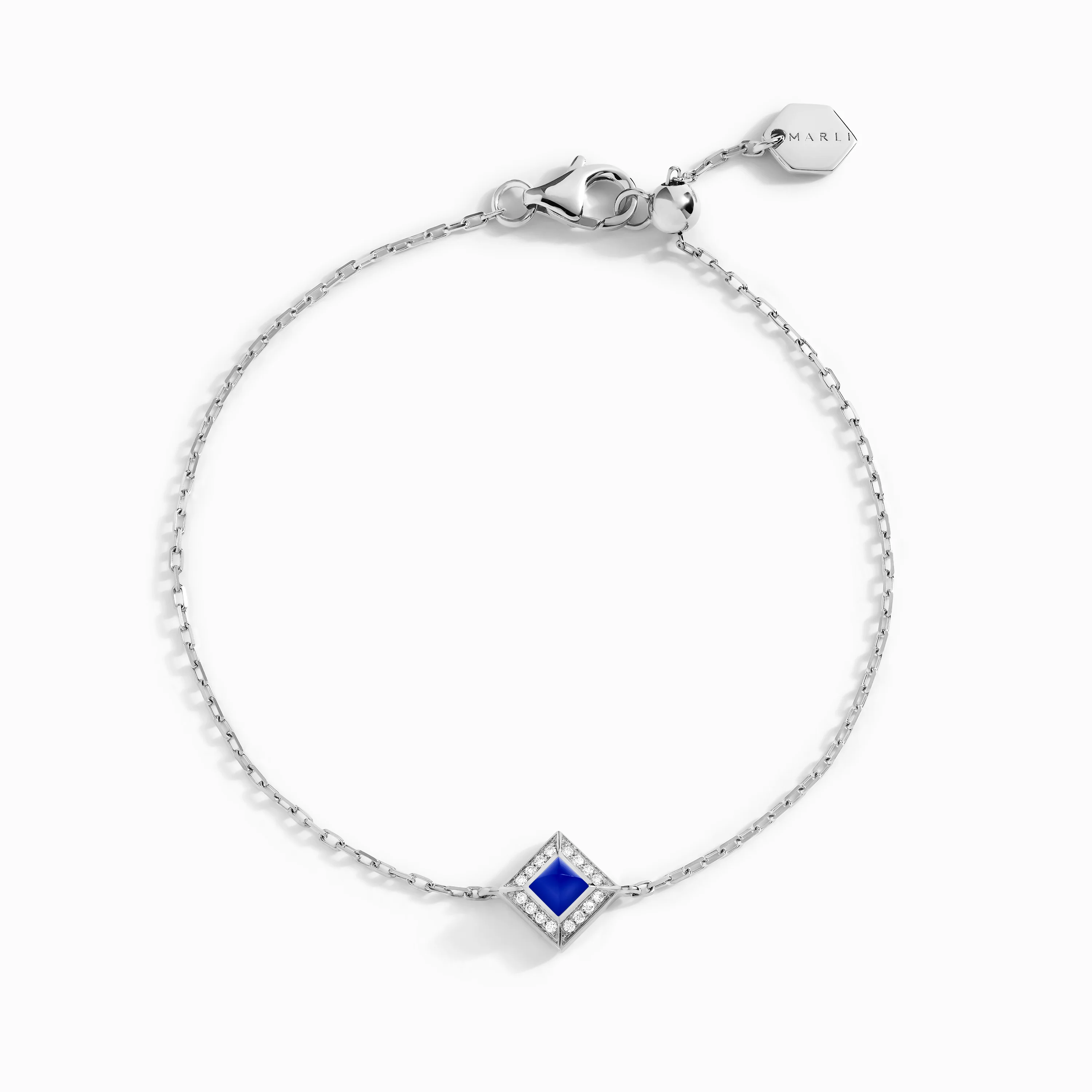 Cleo Lotus Pavé Chain Bracelet - Image 7