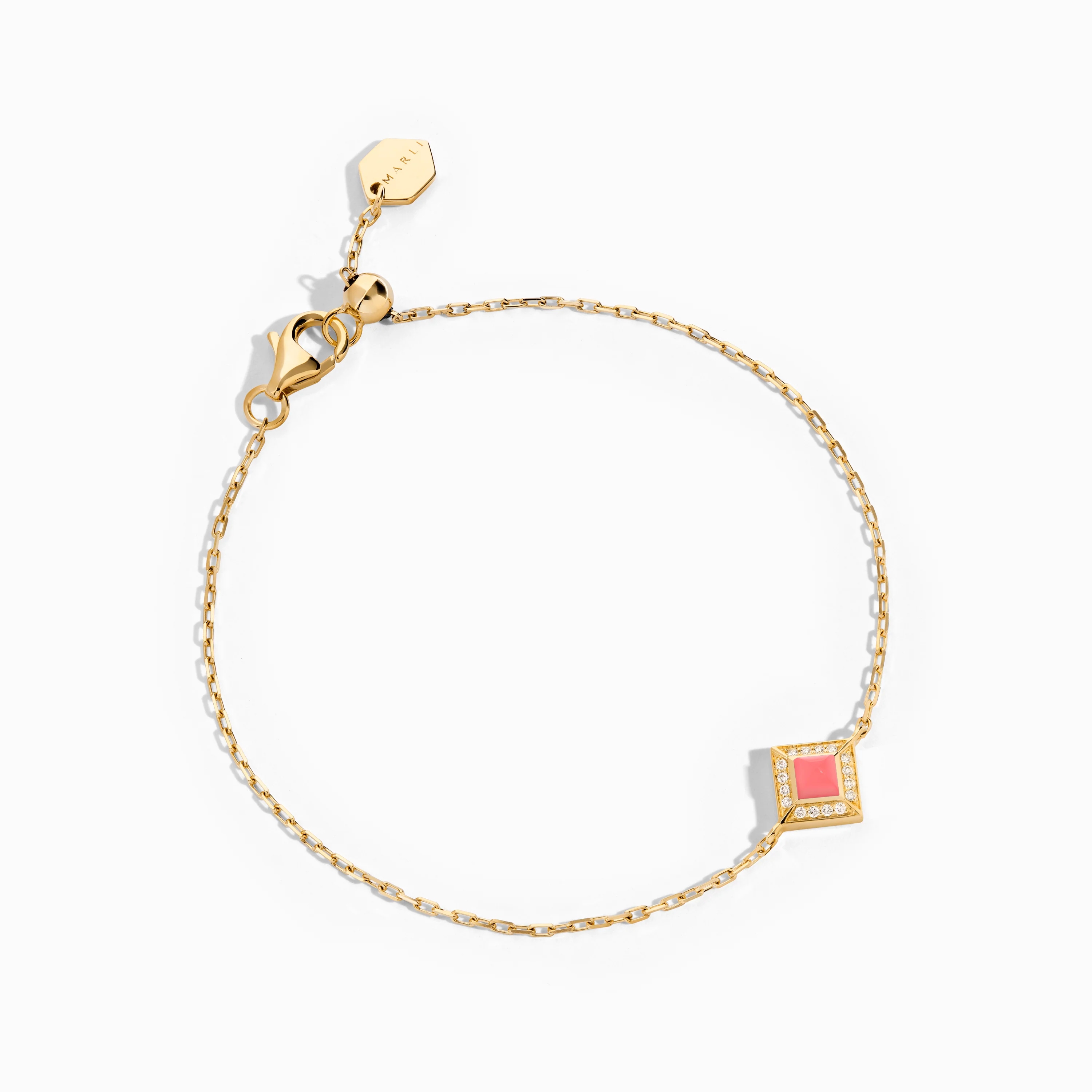 Cleo Lotus Pavé Chain Bracelet - Image 10