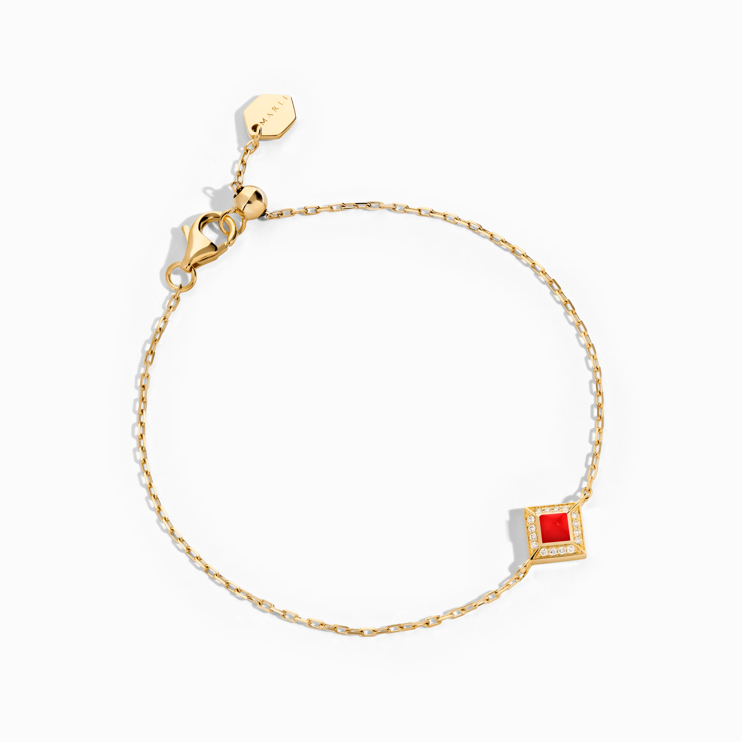 Cleo Lotus Pavé Chain Bracelet - Image 14