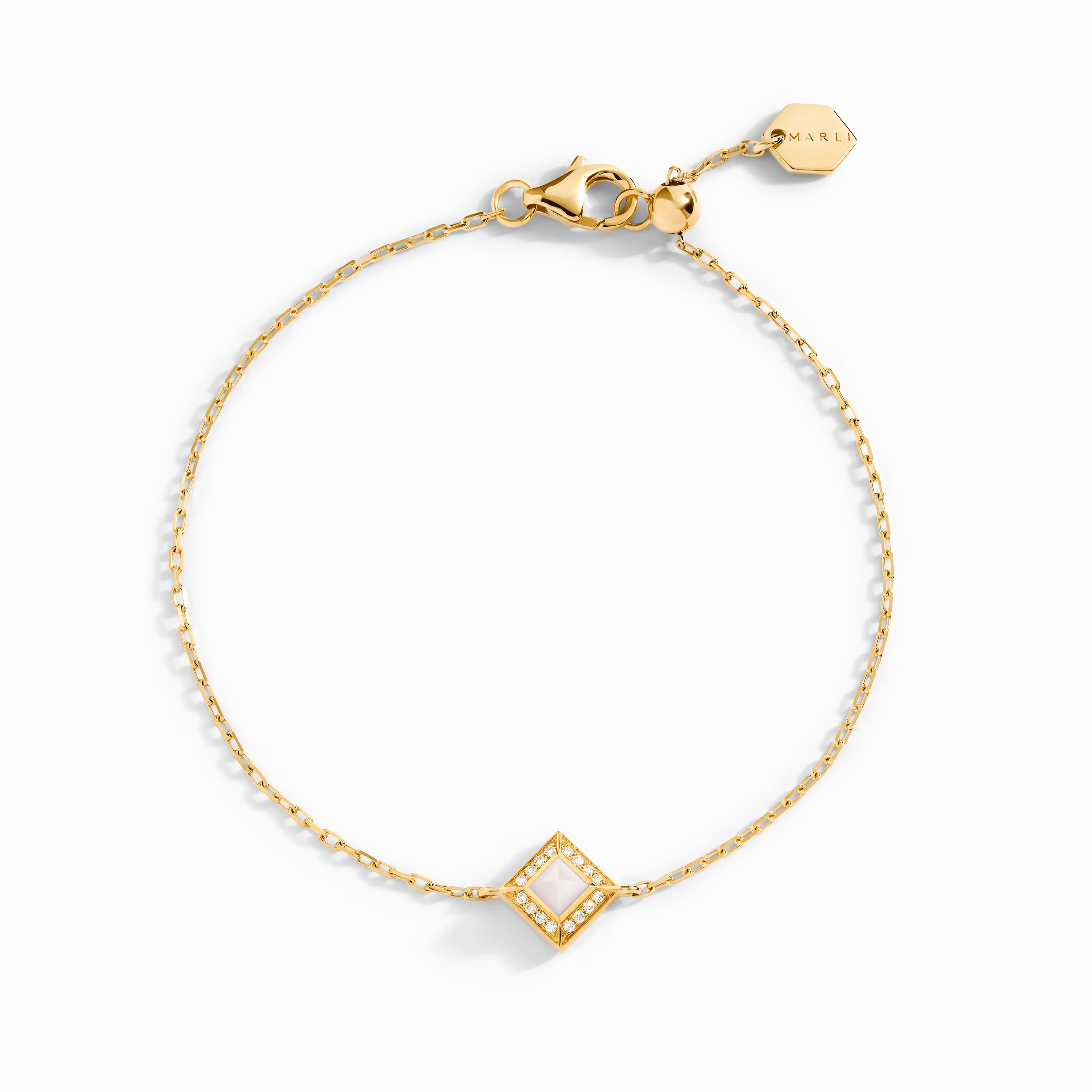 Cleo Lotus Pavé Chain Bracelet - Image 17