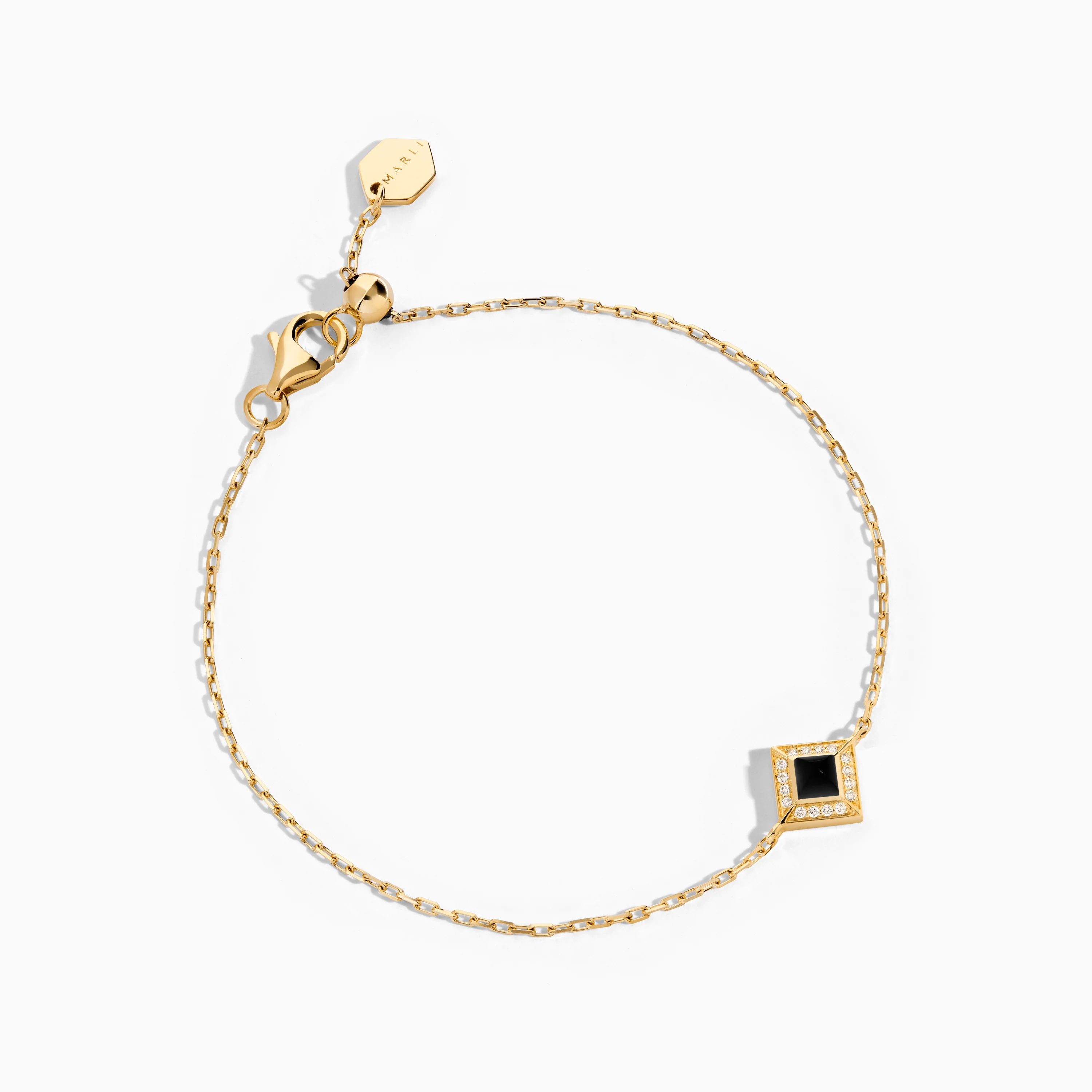 Cleo Lotus Pavé Chain Bracelet - Image 4