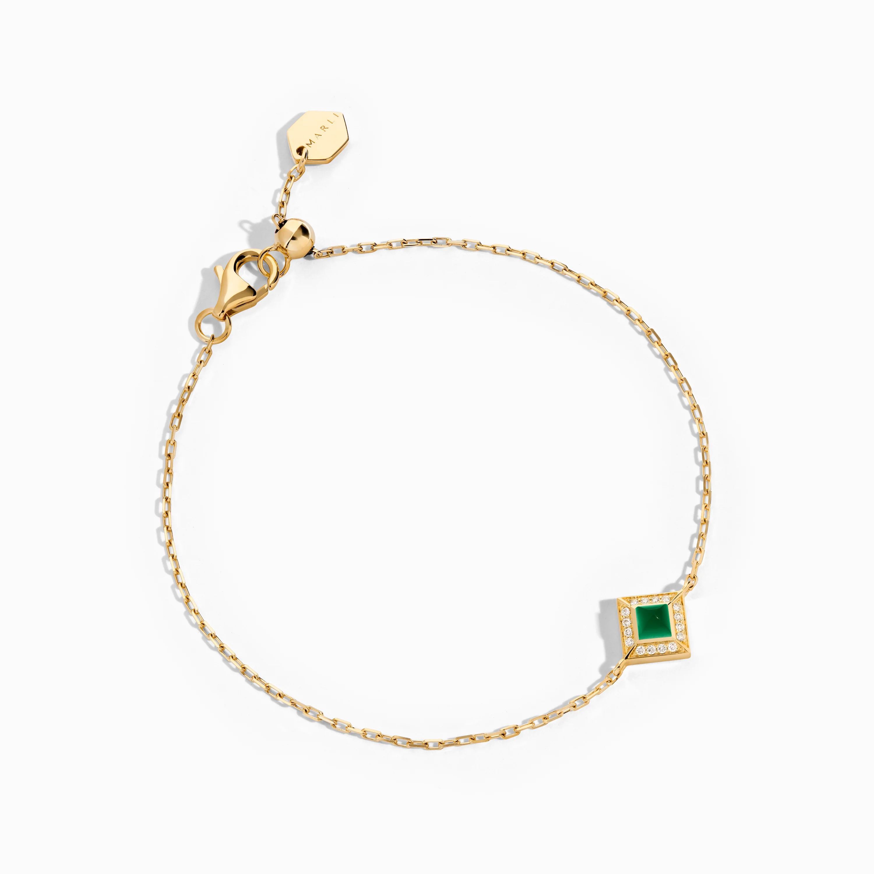 Cleo Lotus Pavé Chain Bracelet - Image 6
