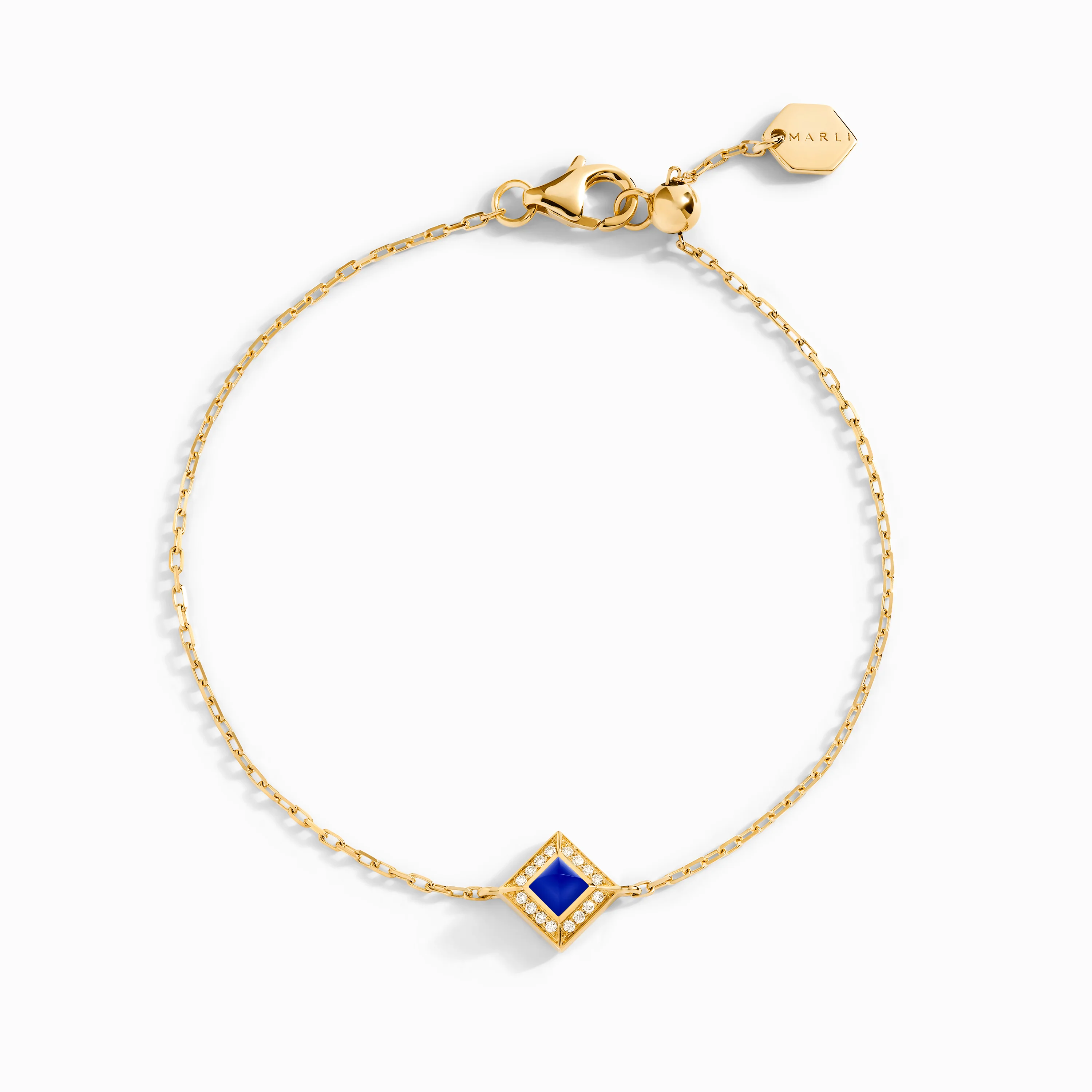 Cleo Lotus Pavé Chain Bracelet - Image 7