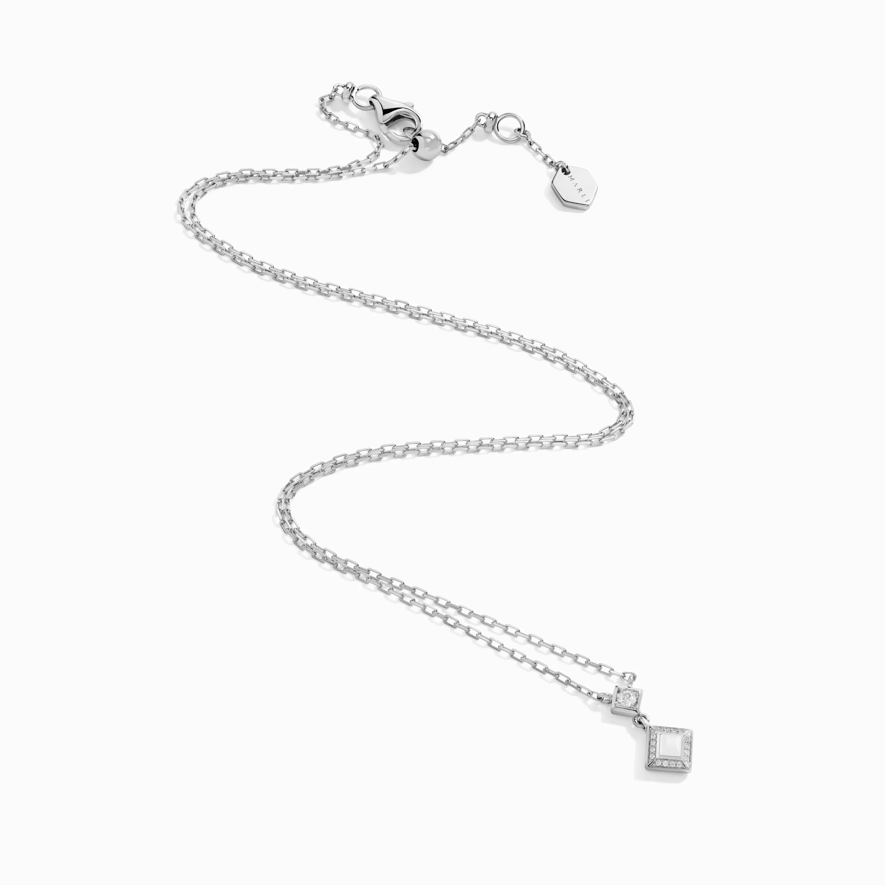Cleo Lotus Pavé Pendant Necklace - Image 17