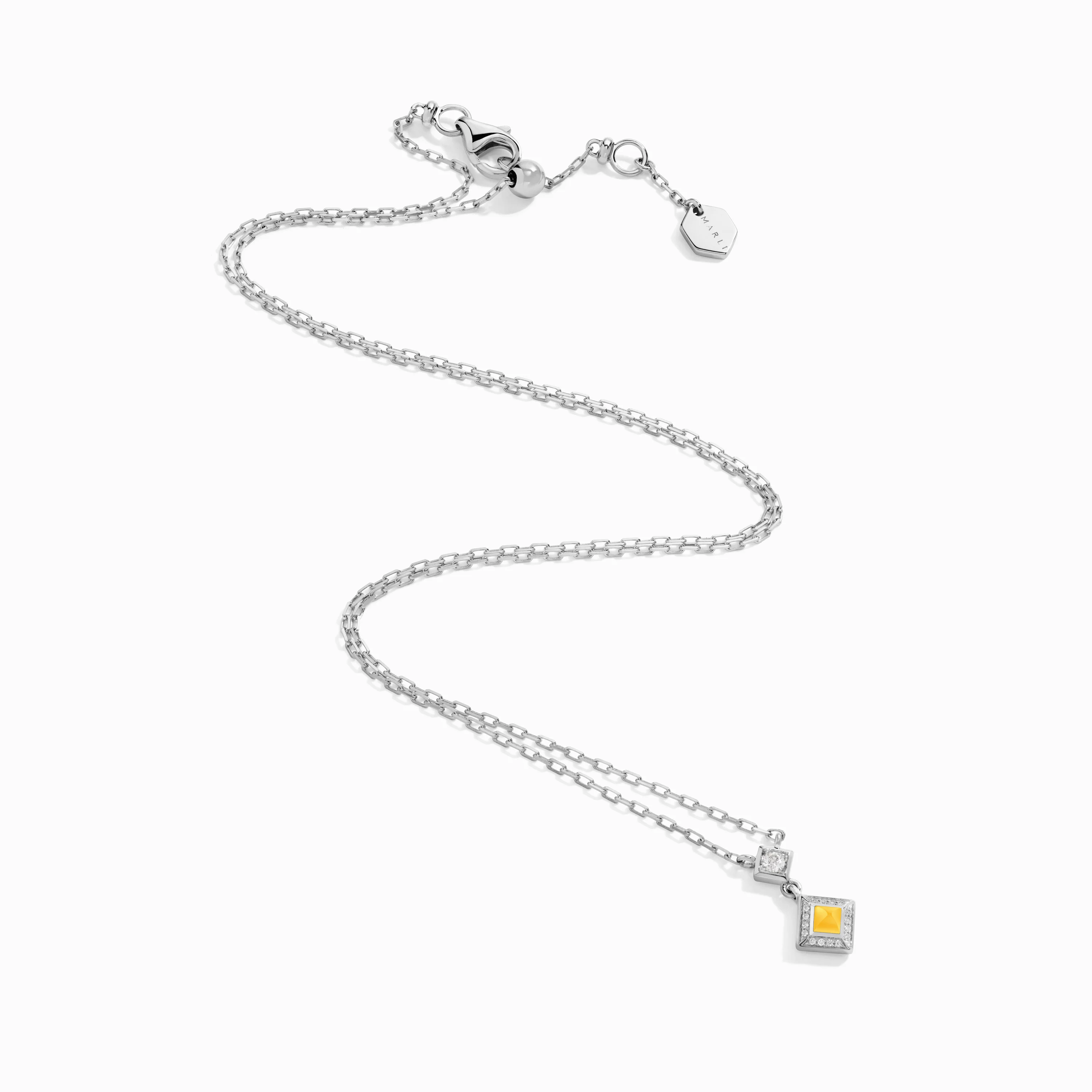 Cleo Lotus Pavé Pendant Necklace - Image 19