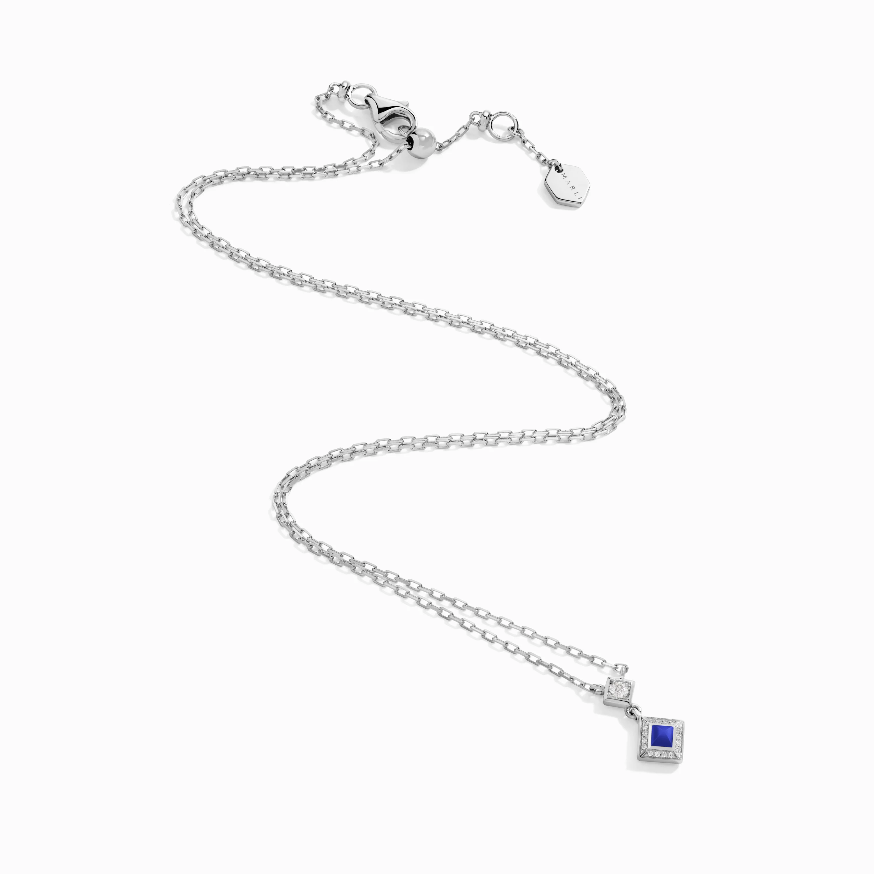 Cleo Lotus Pavé Pendant Necklace - Image 7