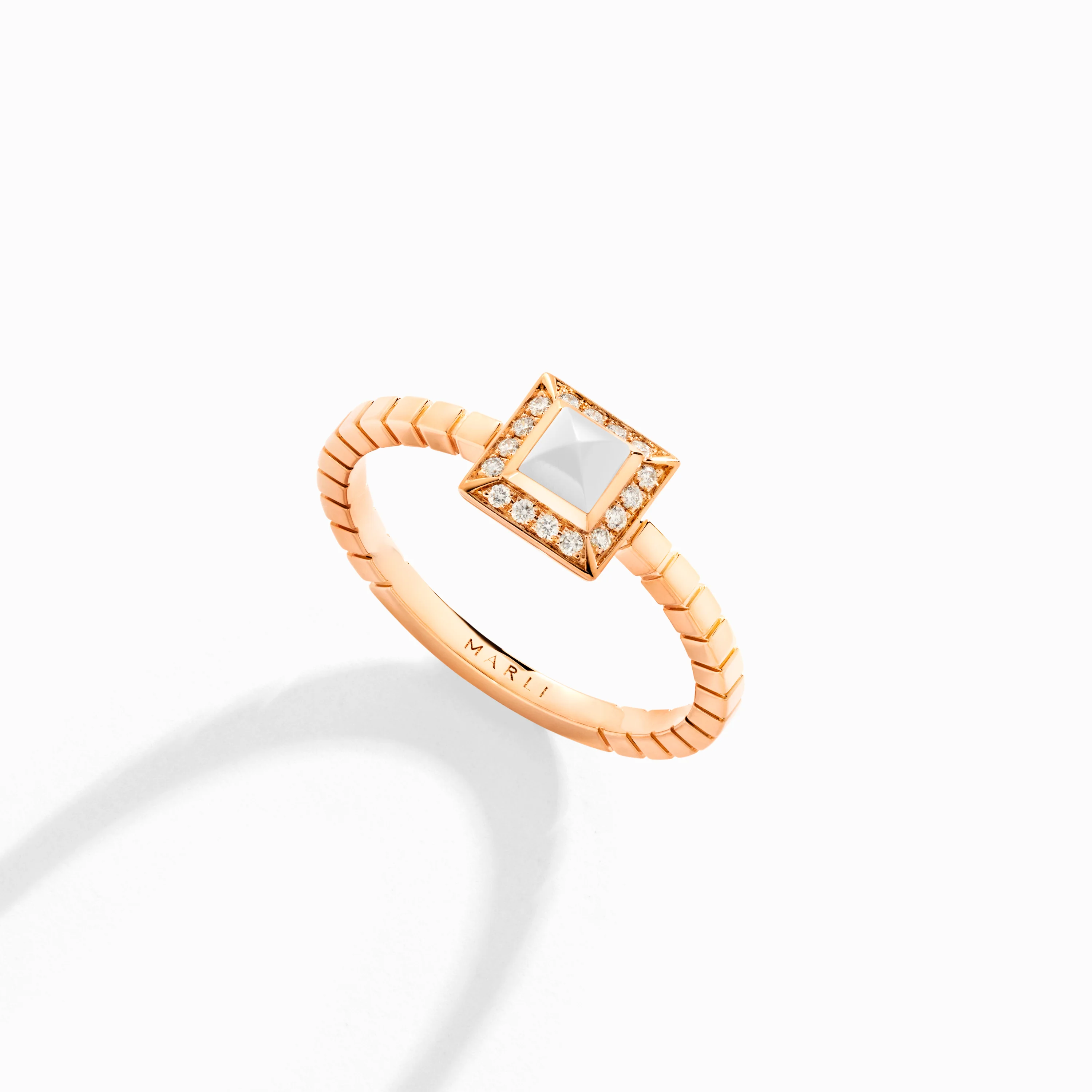 Cleo Lotus Pavé Ring - Image 13