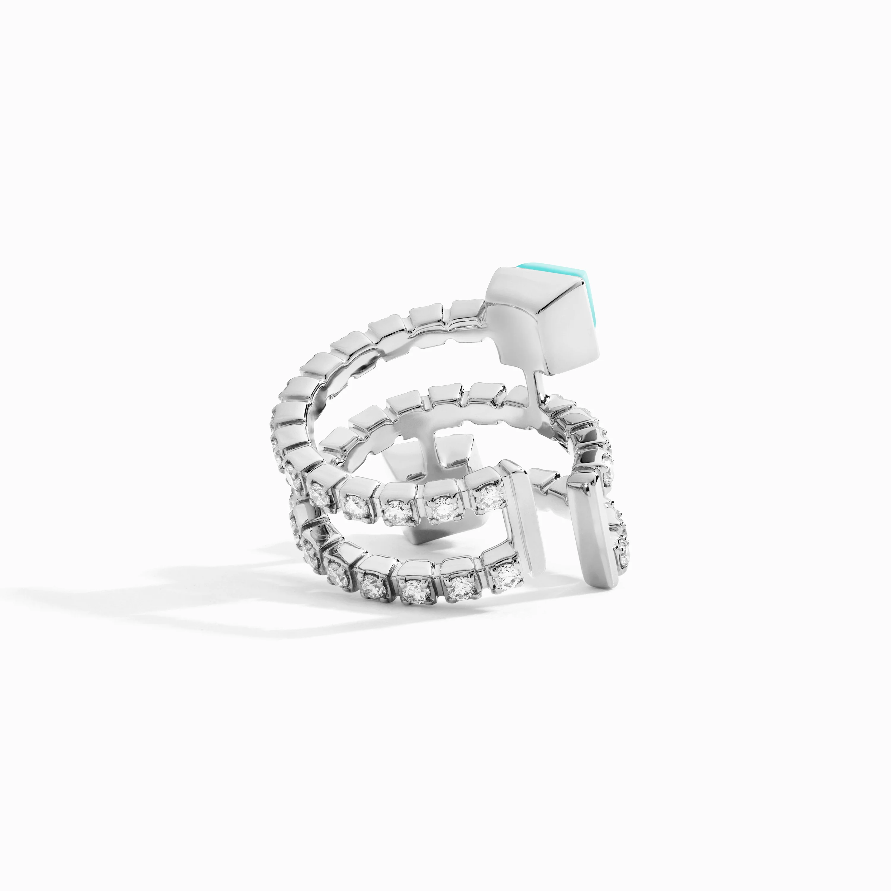 Cleo Lotus Twist Ear Cuff (Single L) - Image 7