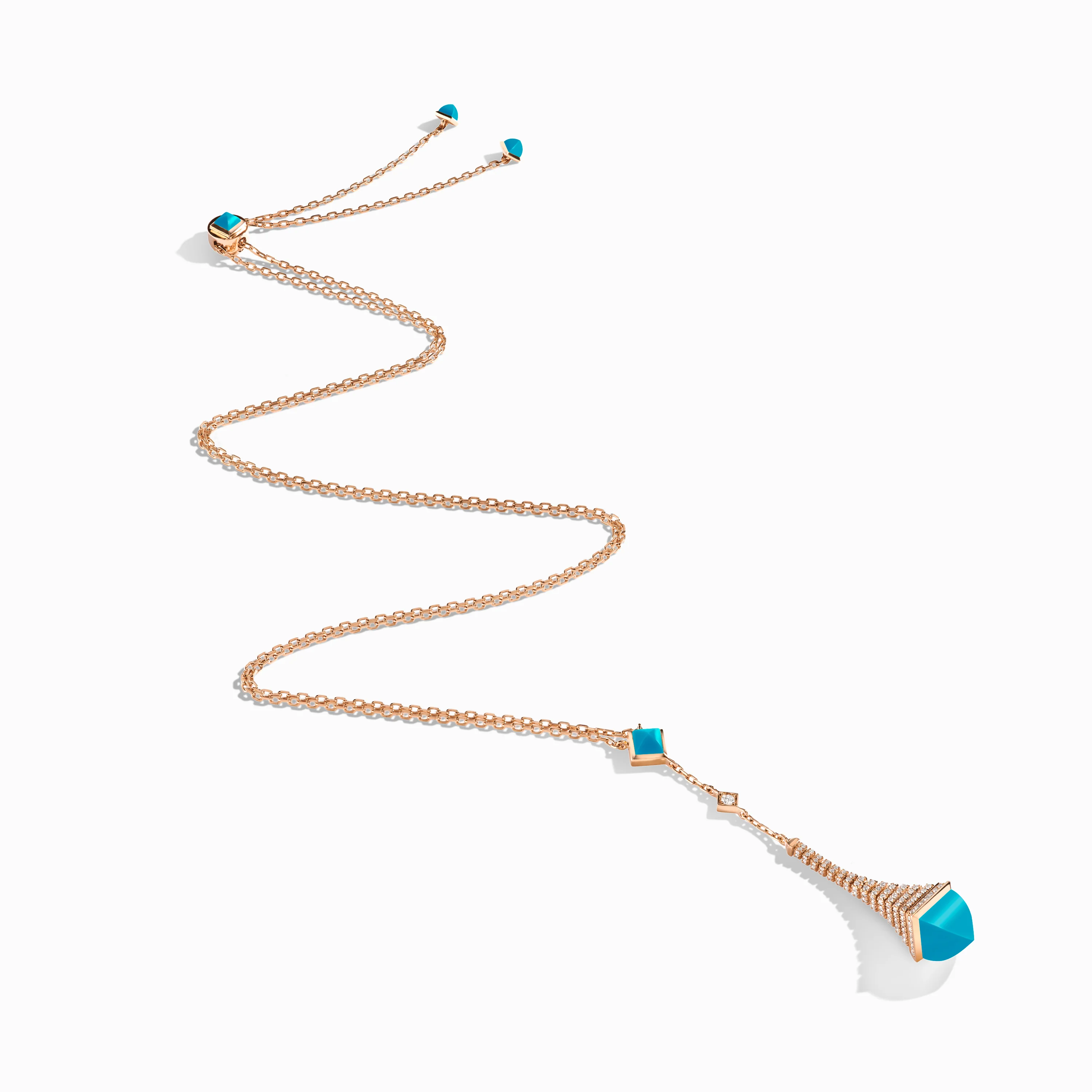 Cleo Rev Diamond Long Chain Drop Pendant Necklace - Image 19