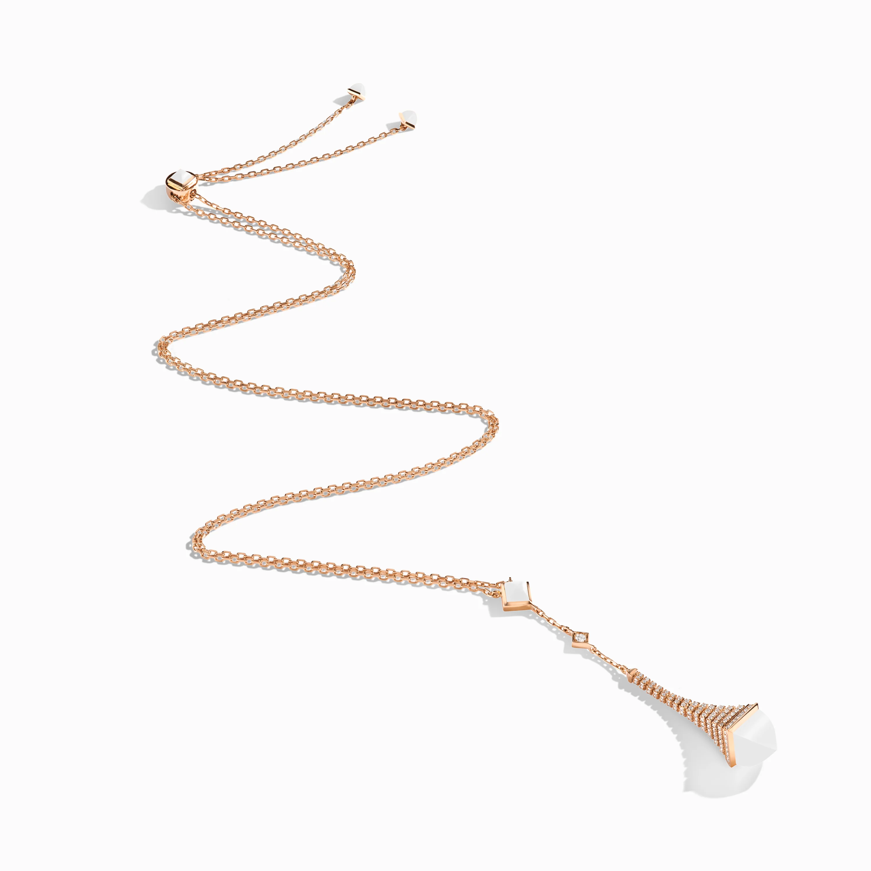 Cleo Rev Diamond Long Chain Drop Pendant Necklace - Image 21