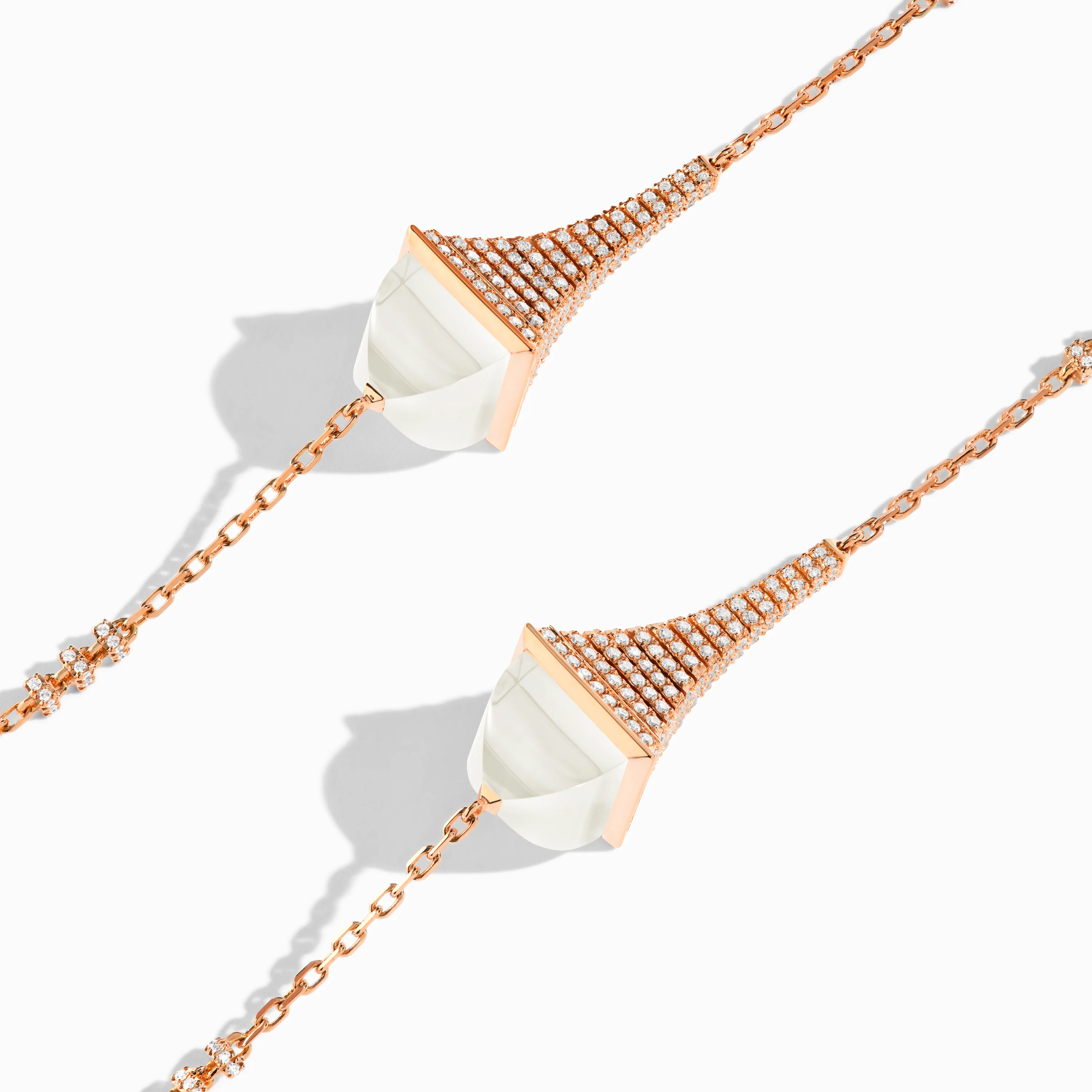 Cleo Rev Diamond Long Chain Necklace - Image 11