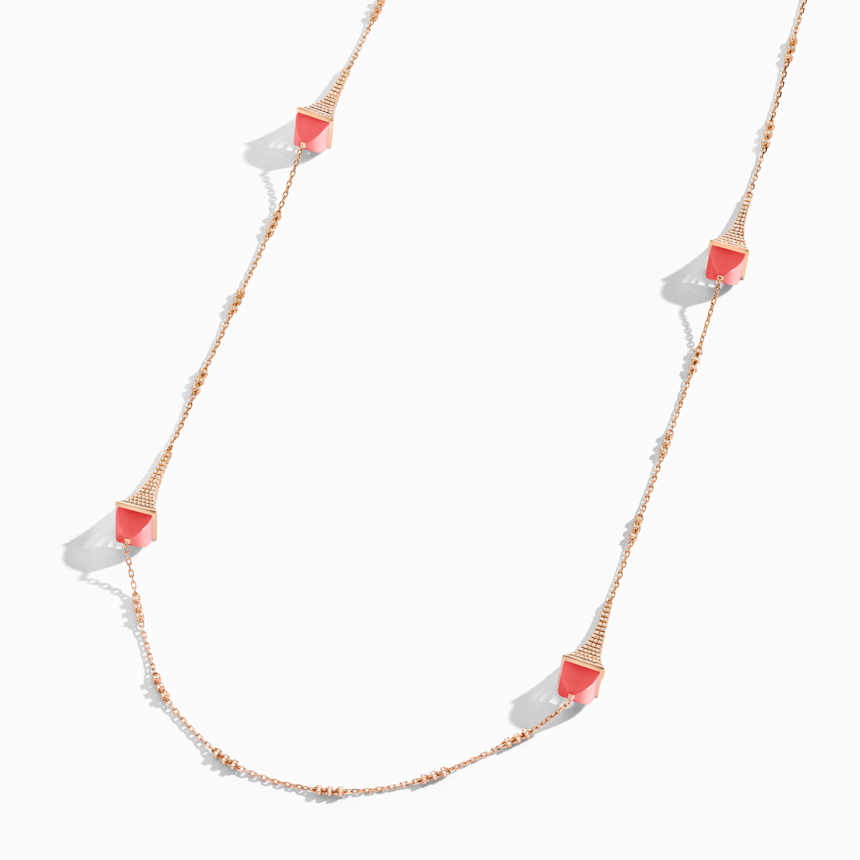 Cleo Rev Diamond Long Chain Necklace - Image 12