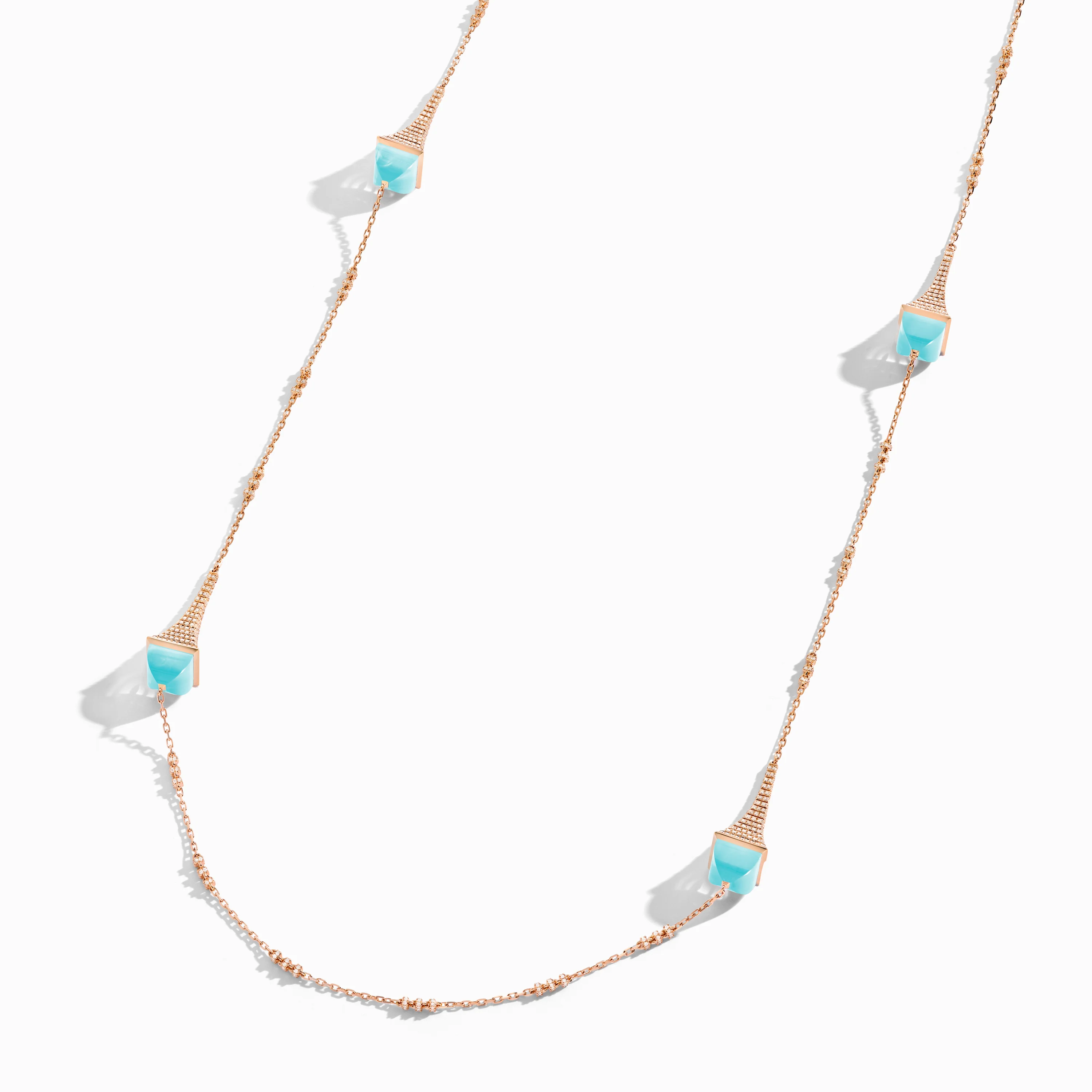 Cleo Rev Diamond Long Chain Necklace - Image 4