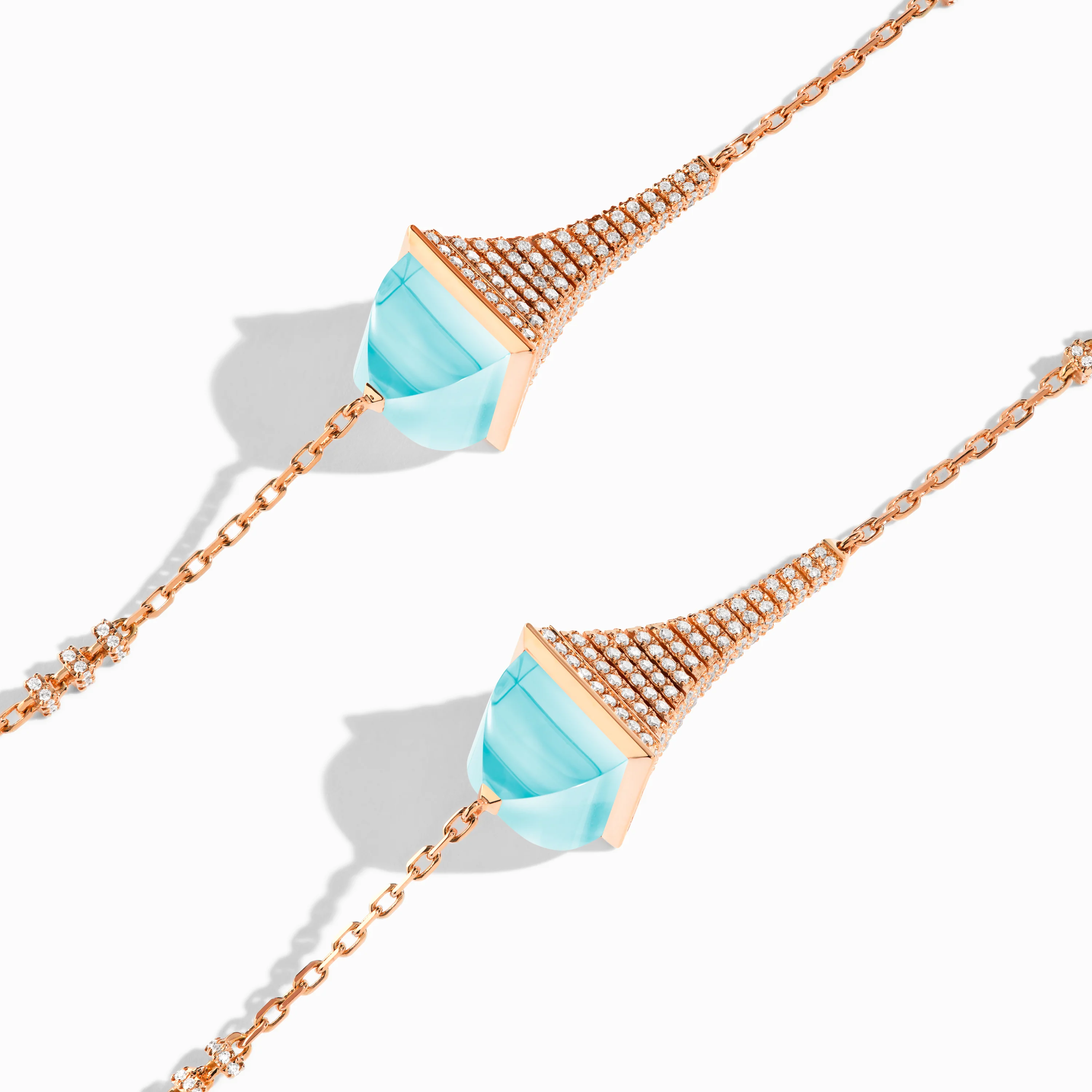 Cleo Rev Diamond Long Chain Necklace - Image 5