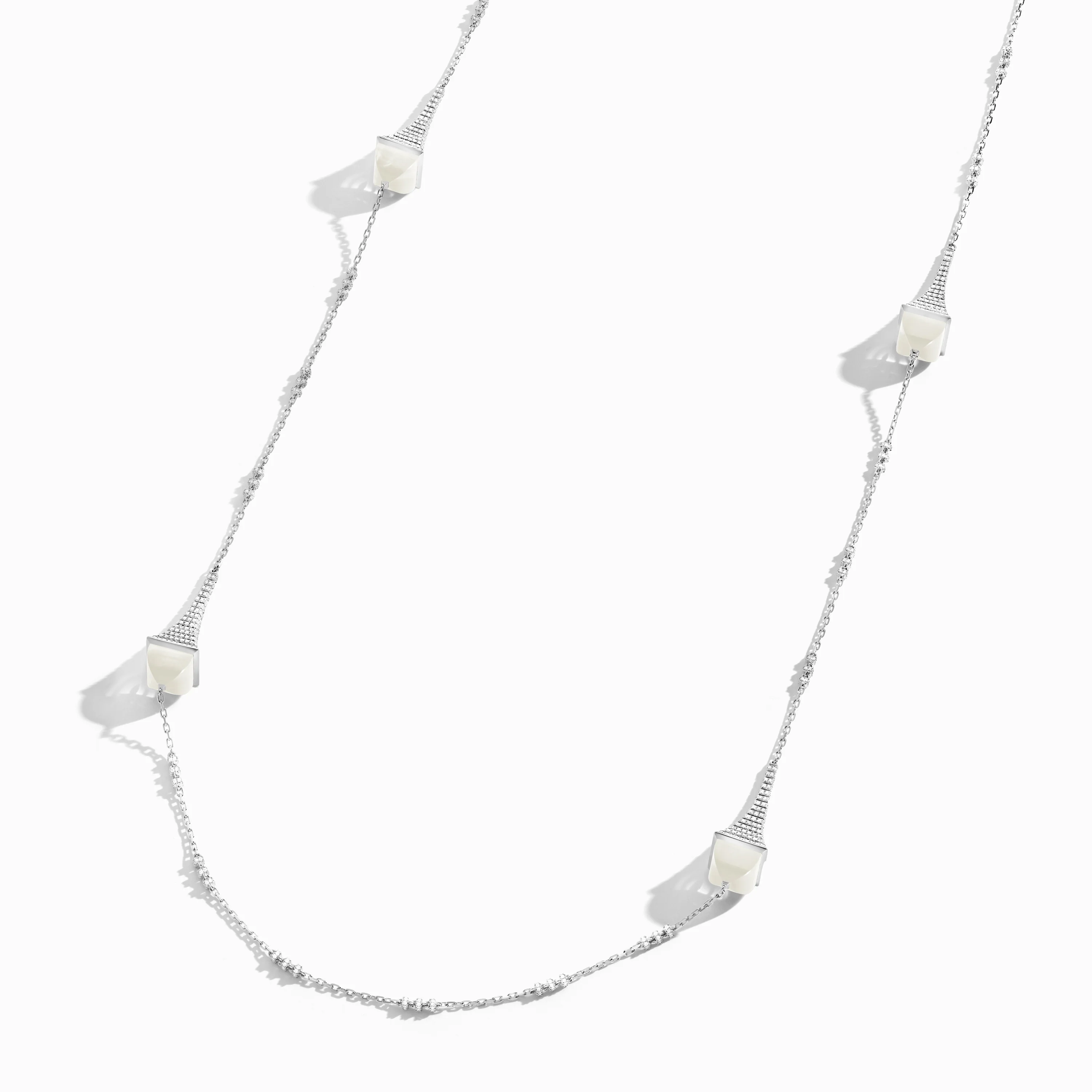 Cleo Rev Diamond Long Chain Necklace - Image 10