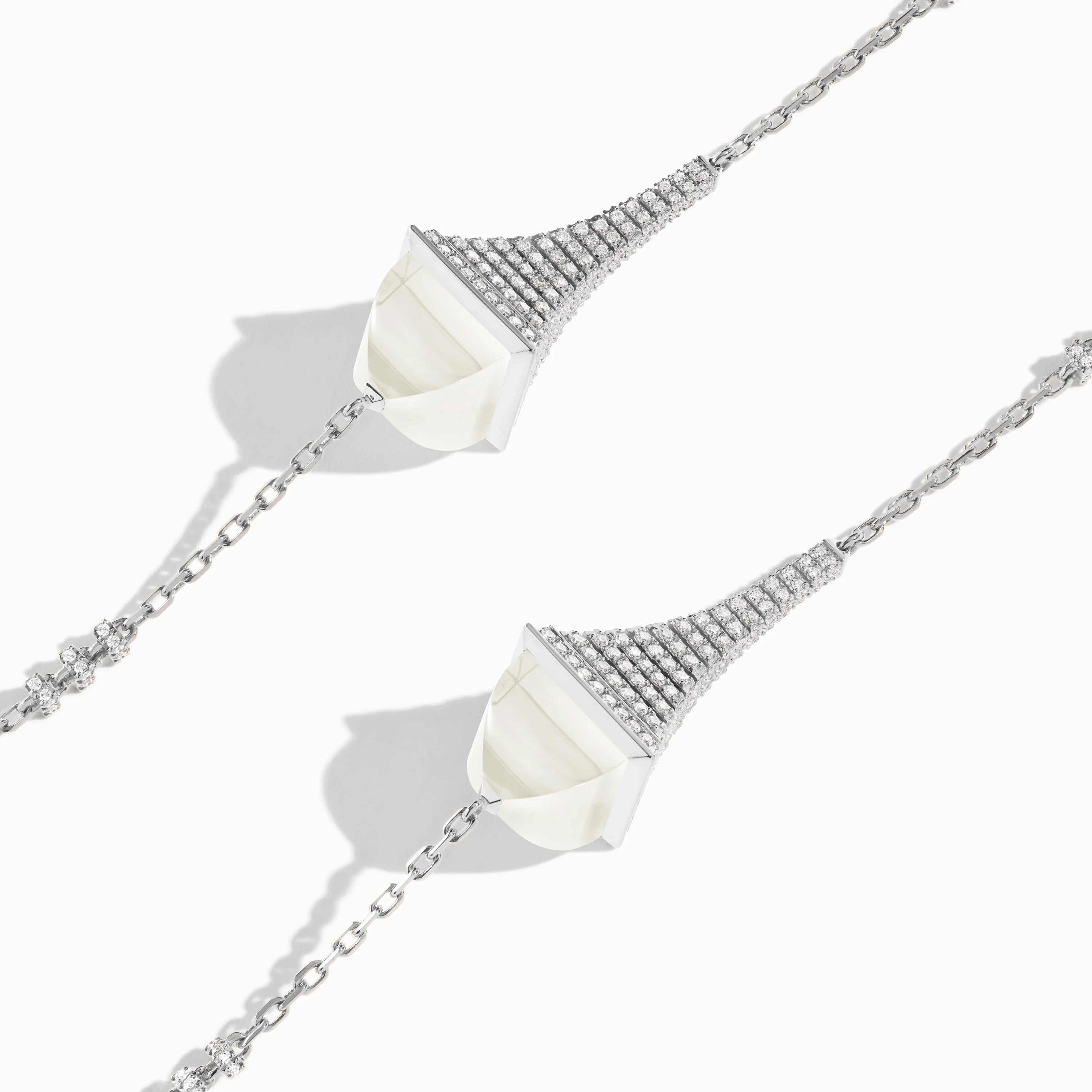 Cleo Rev Diamond Long Chain Necklace - Image 11