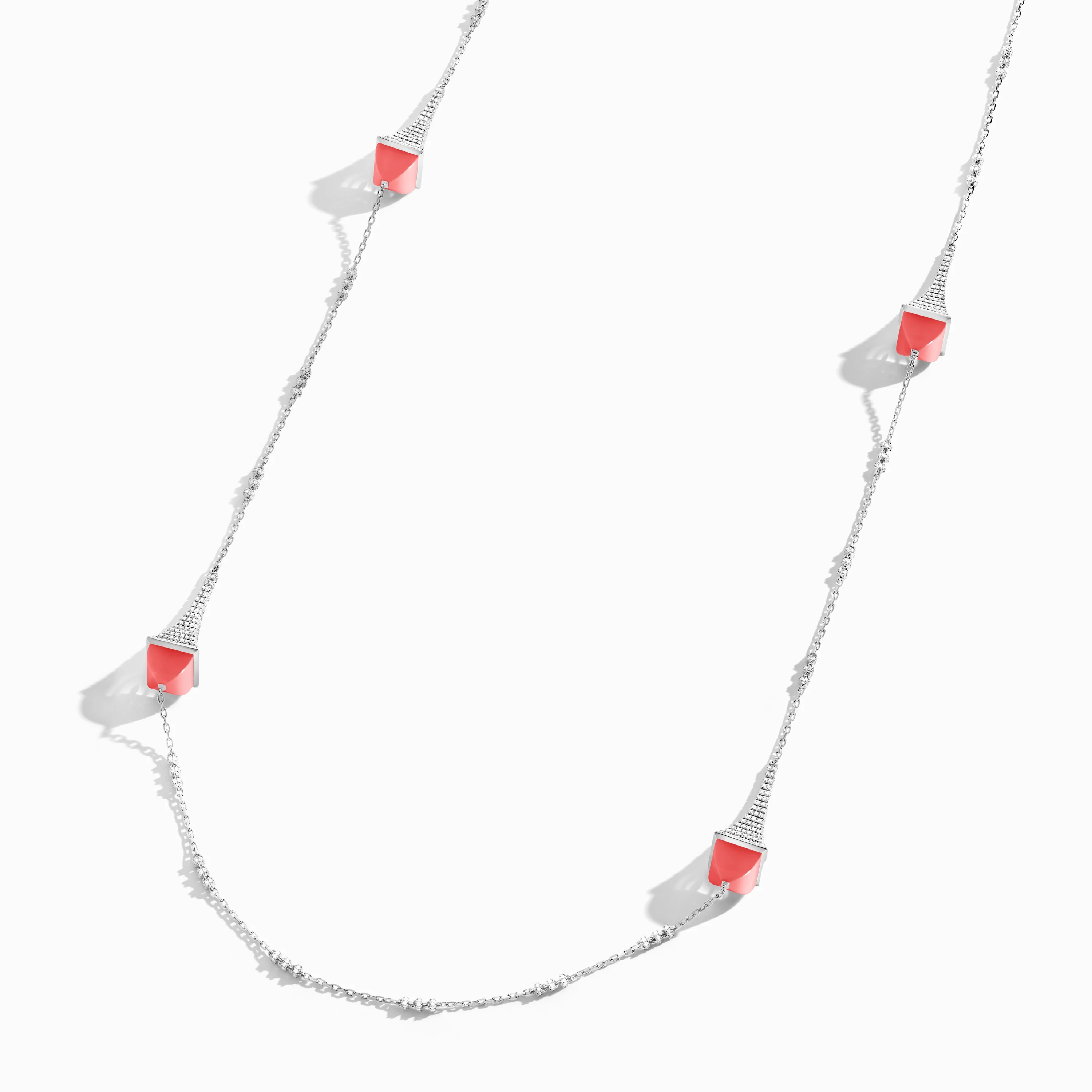 Cleo Rev Diamond Long Chain Necklace - Image 12
