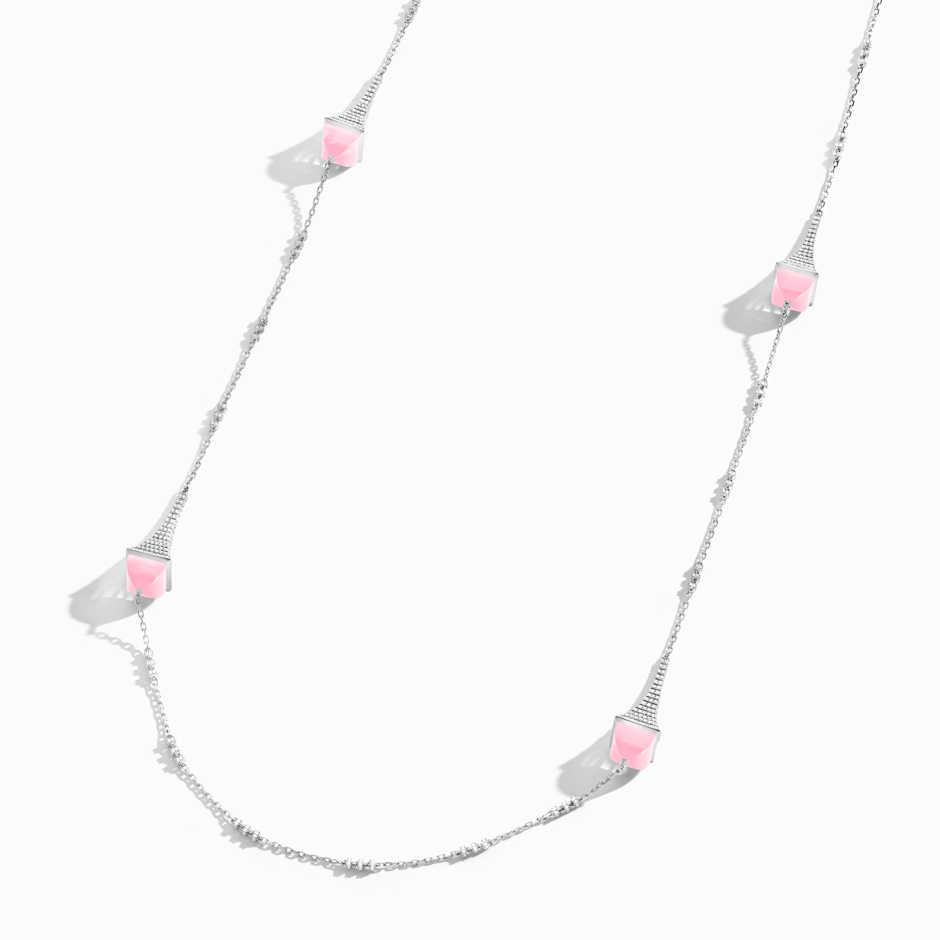 Cleo Rev Diamond Long Chain Necklace - Image 14
