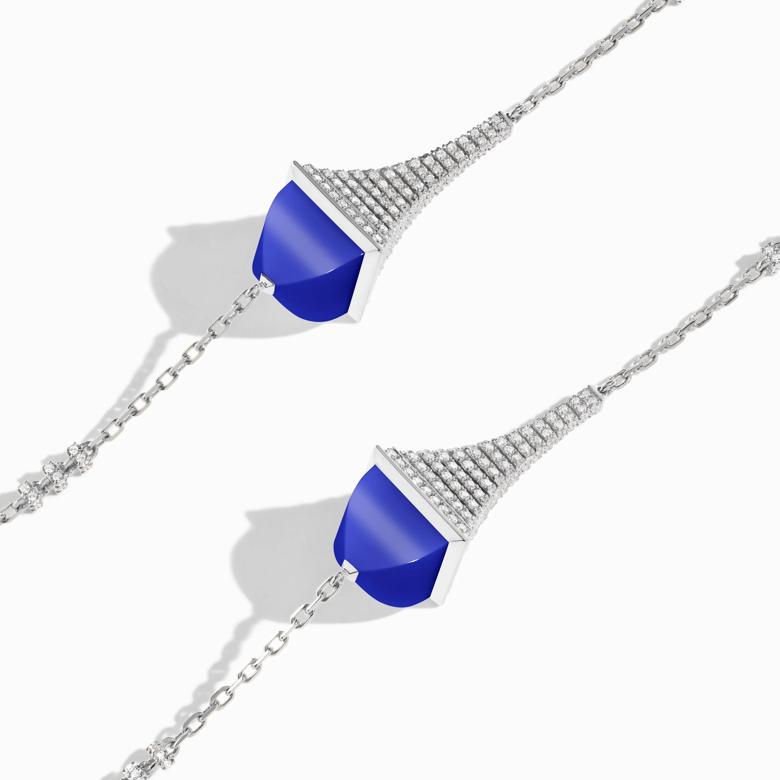 Cleo Rev Diamond Long Chain Necklace - Image 2