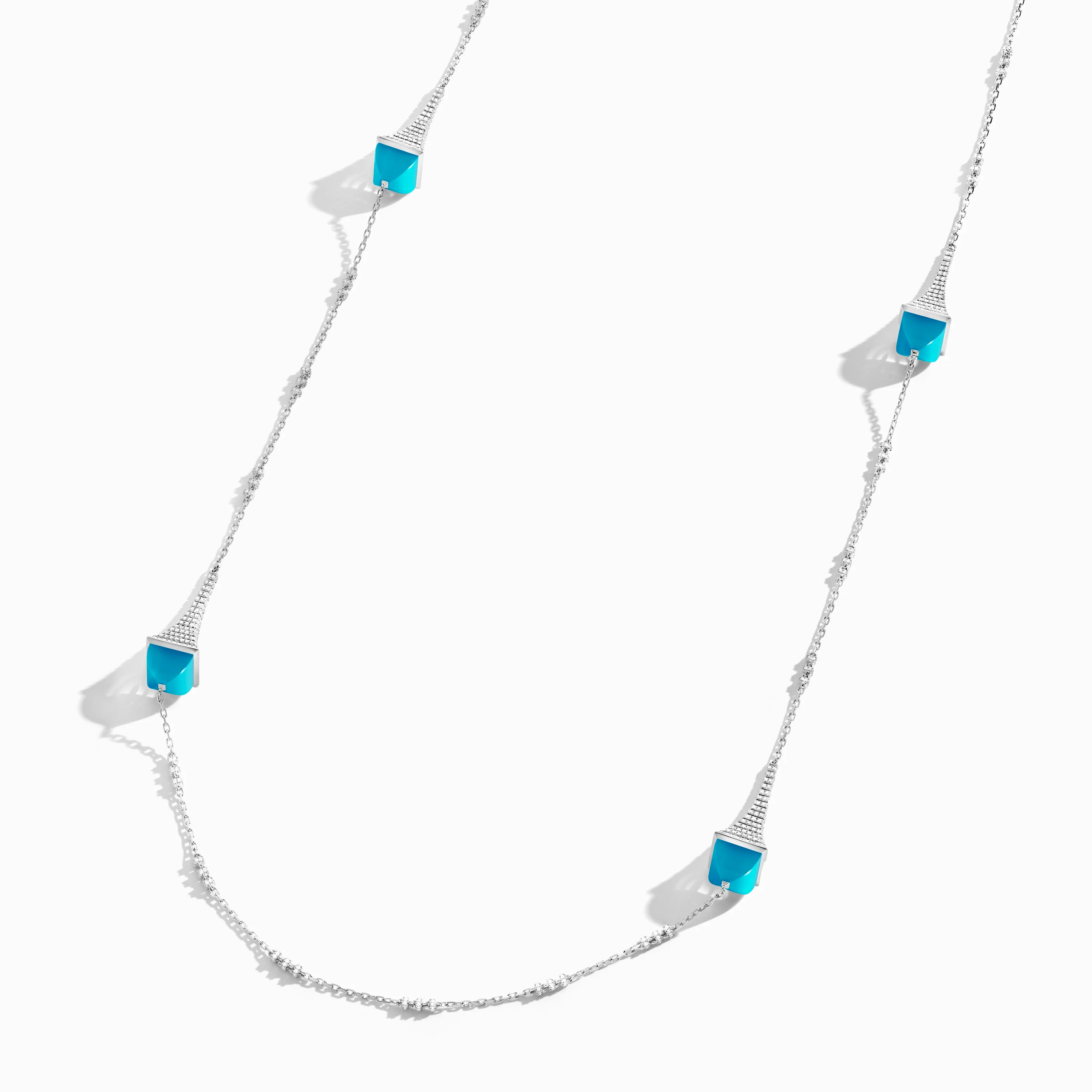 Cleo Rev Diamond Long Chain Necklace - Image 20