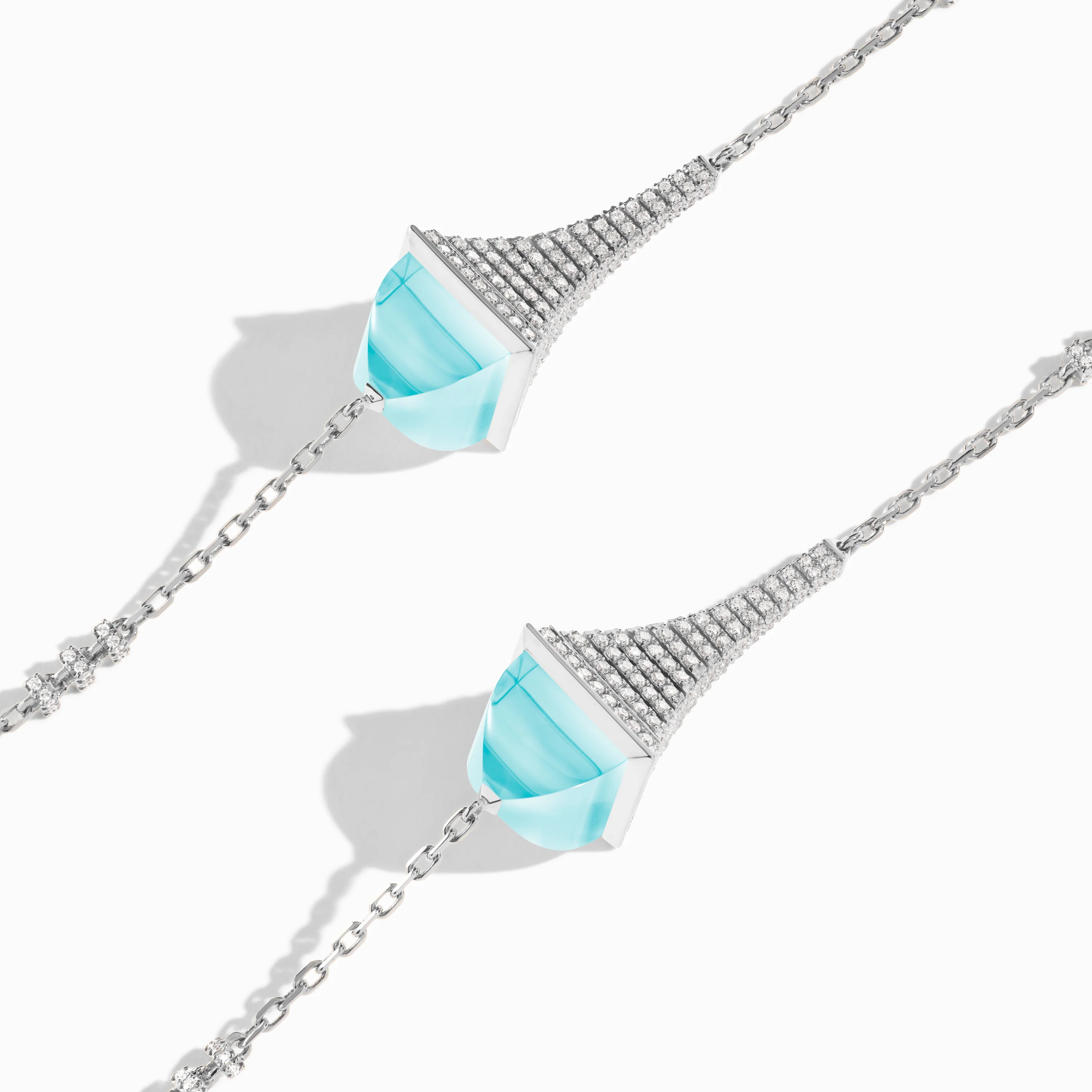Cleo Rev Diamond Long Chain Necklace - Image 5