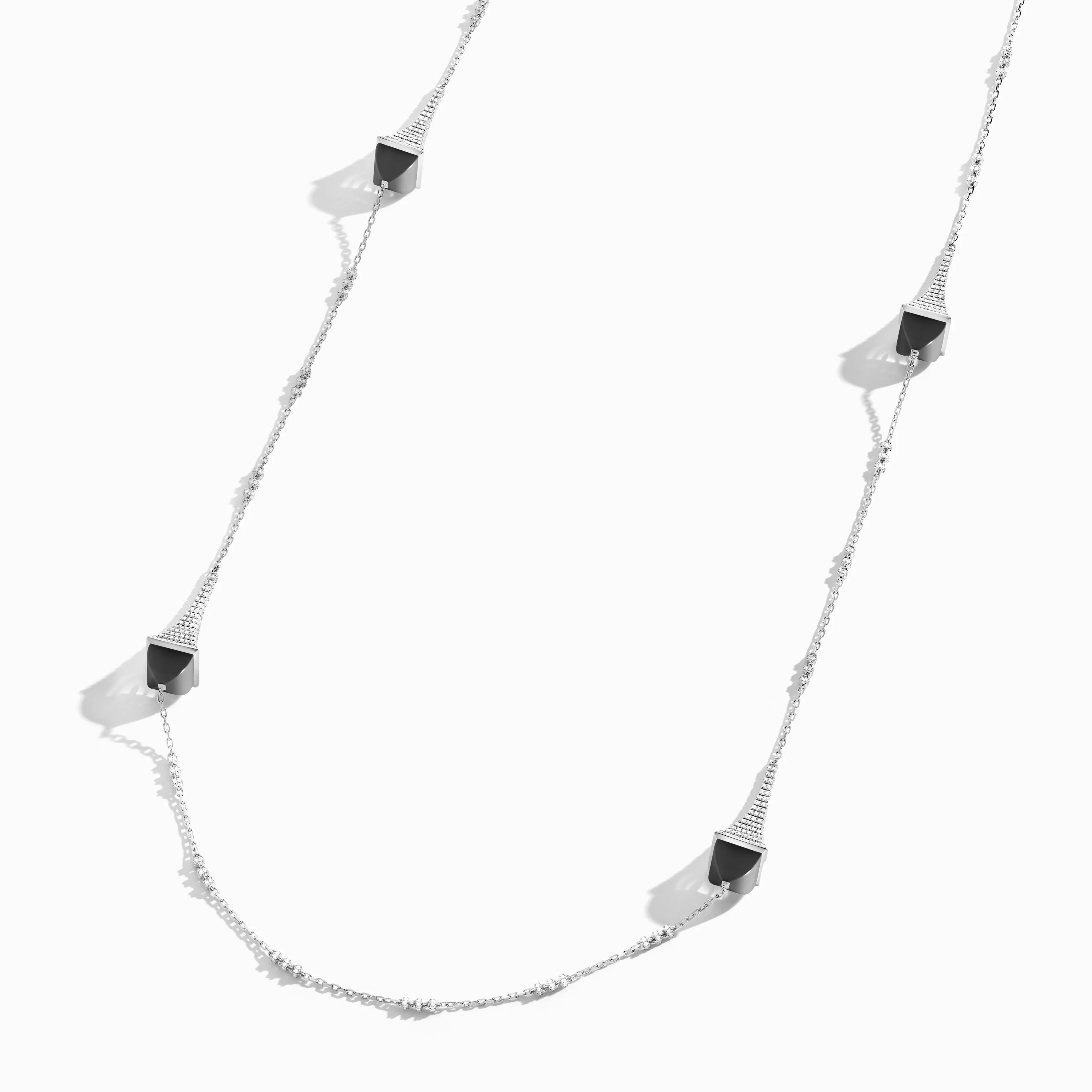 Cleo Rev Diamond Long Chain Necklace - Image 6