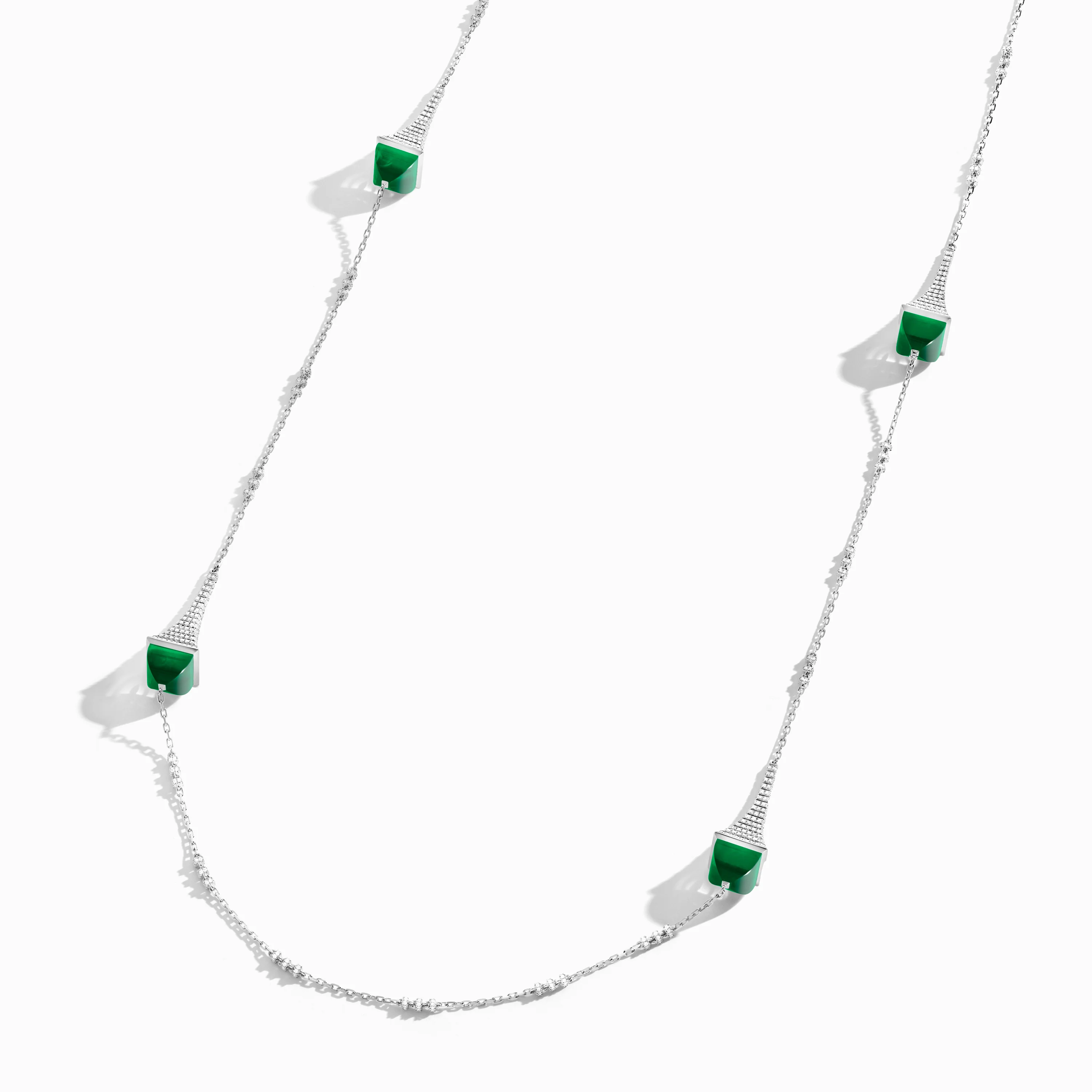 Cleo Rev Diamond Long Chain Necklace - Image 8