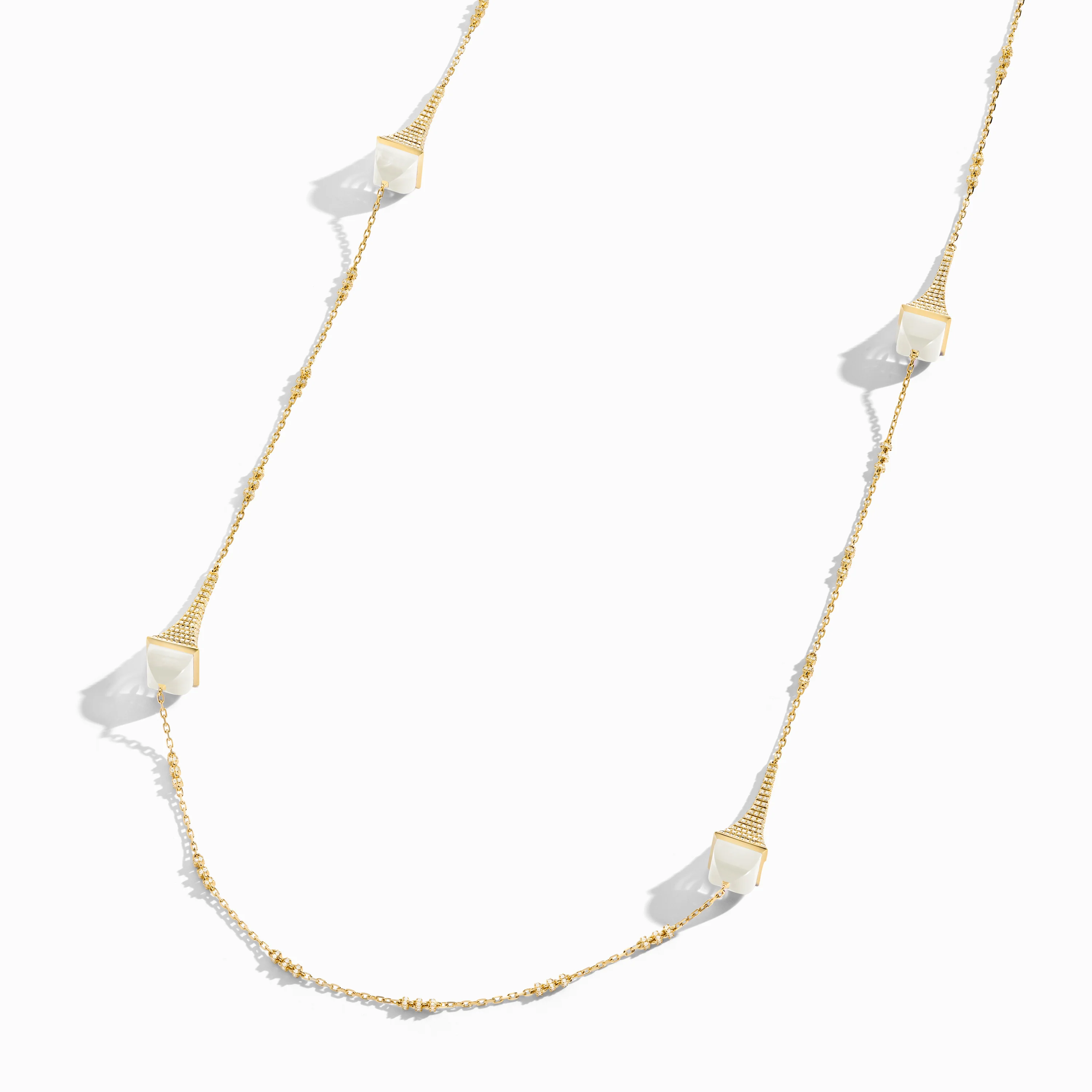 Cleo Rev Diamond Long Chain Necklace - Image 10