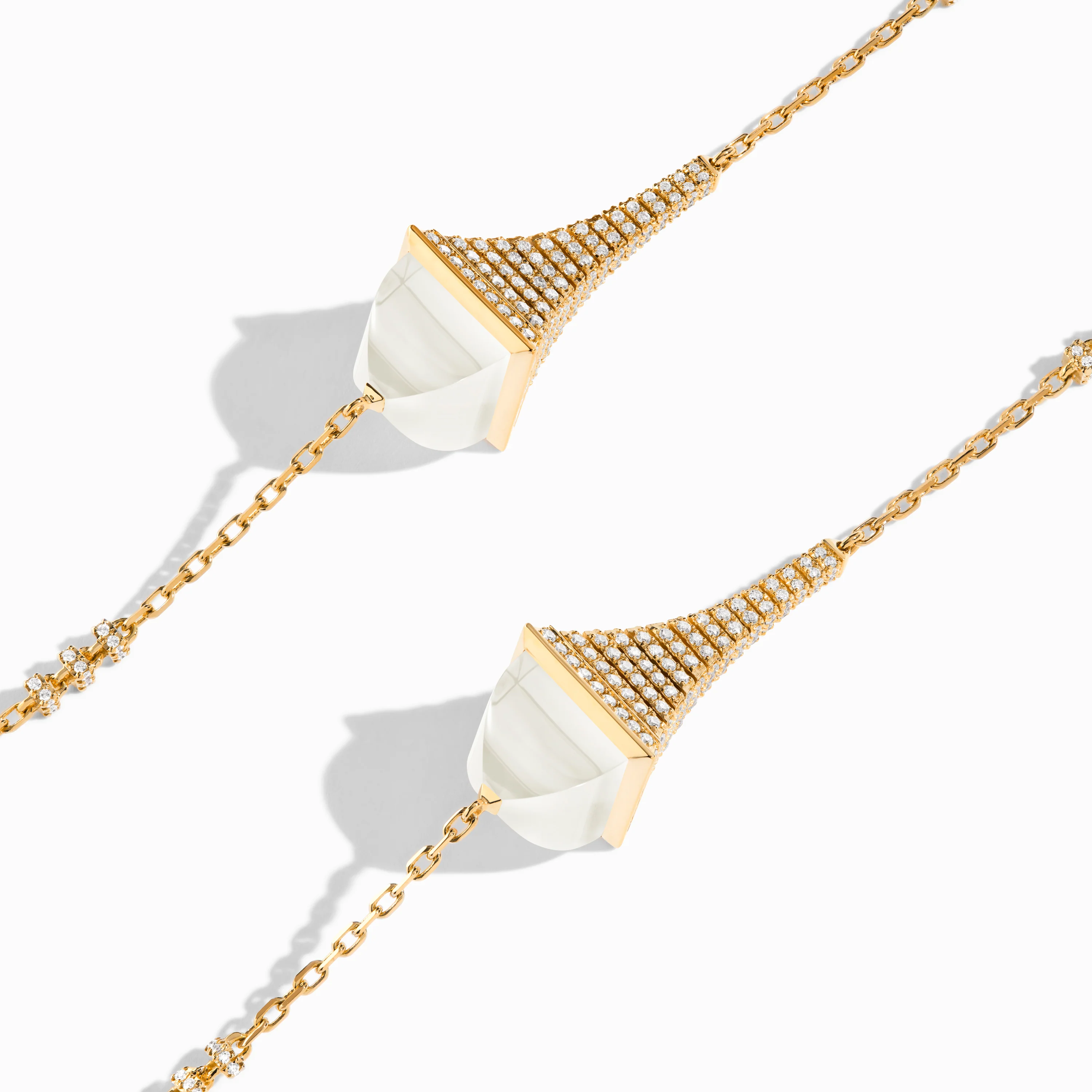 Cleo Rev Diamond Long Chain Necklace - Image 11