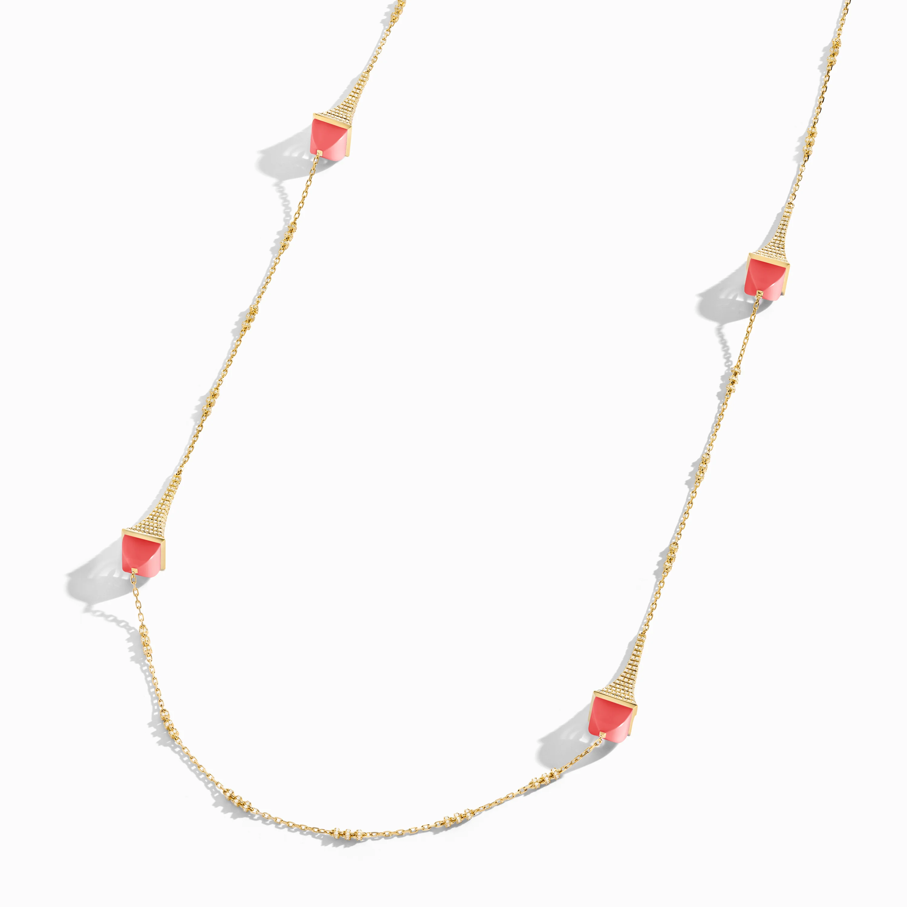 Cleo Rev Diamond Long Chain Necklace - Image 12