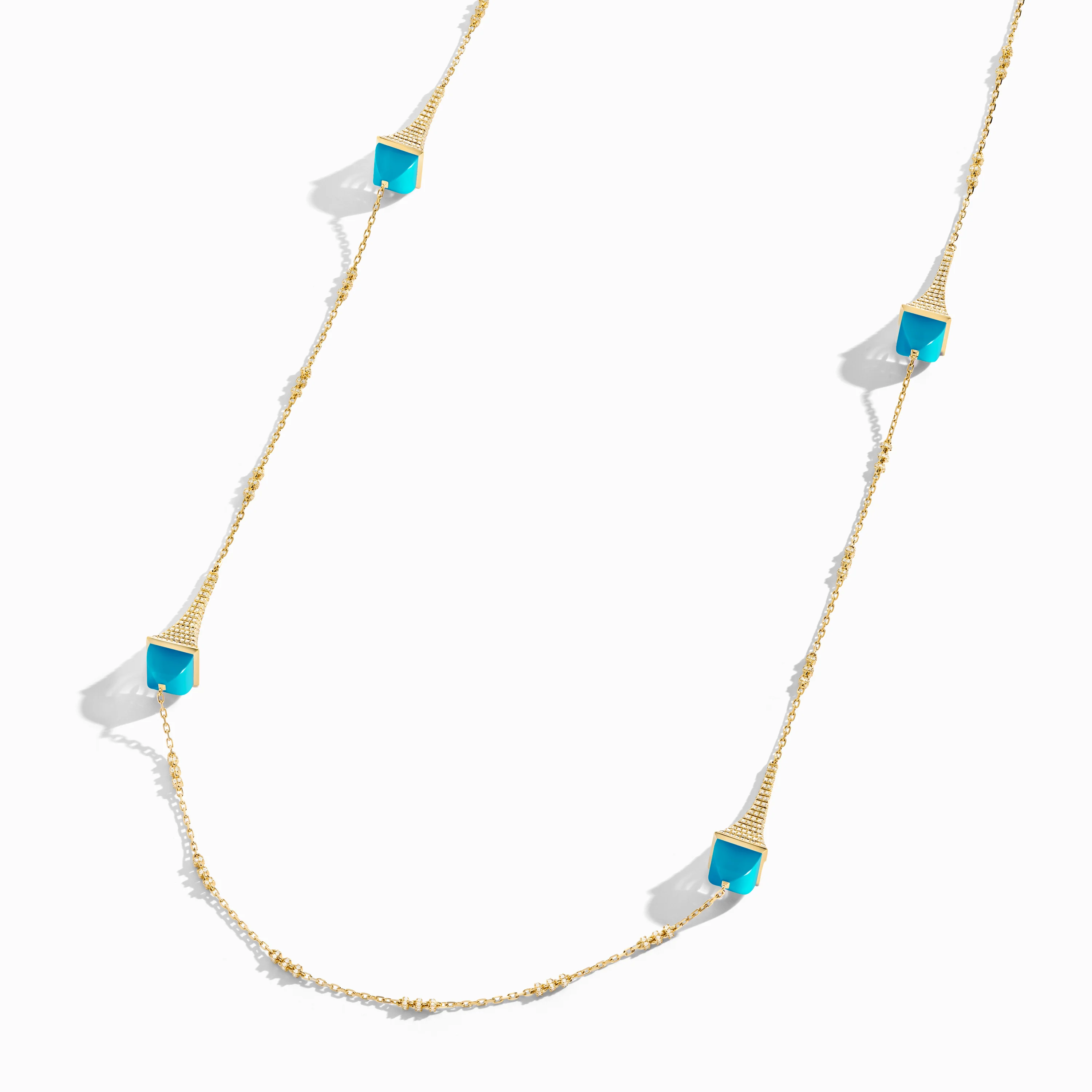 Cleo Rev Diamond Long Chain Necklace - Image 20