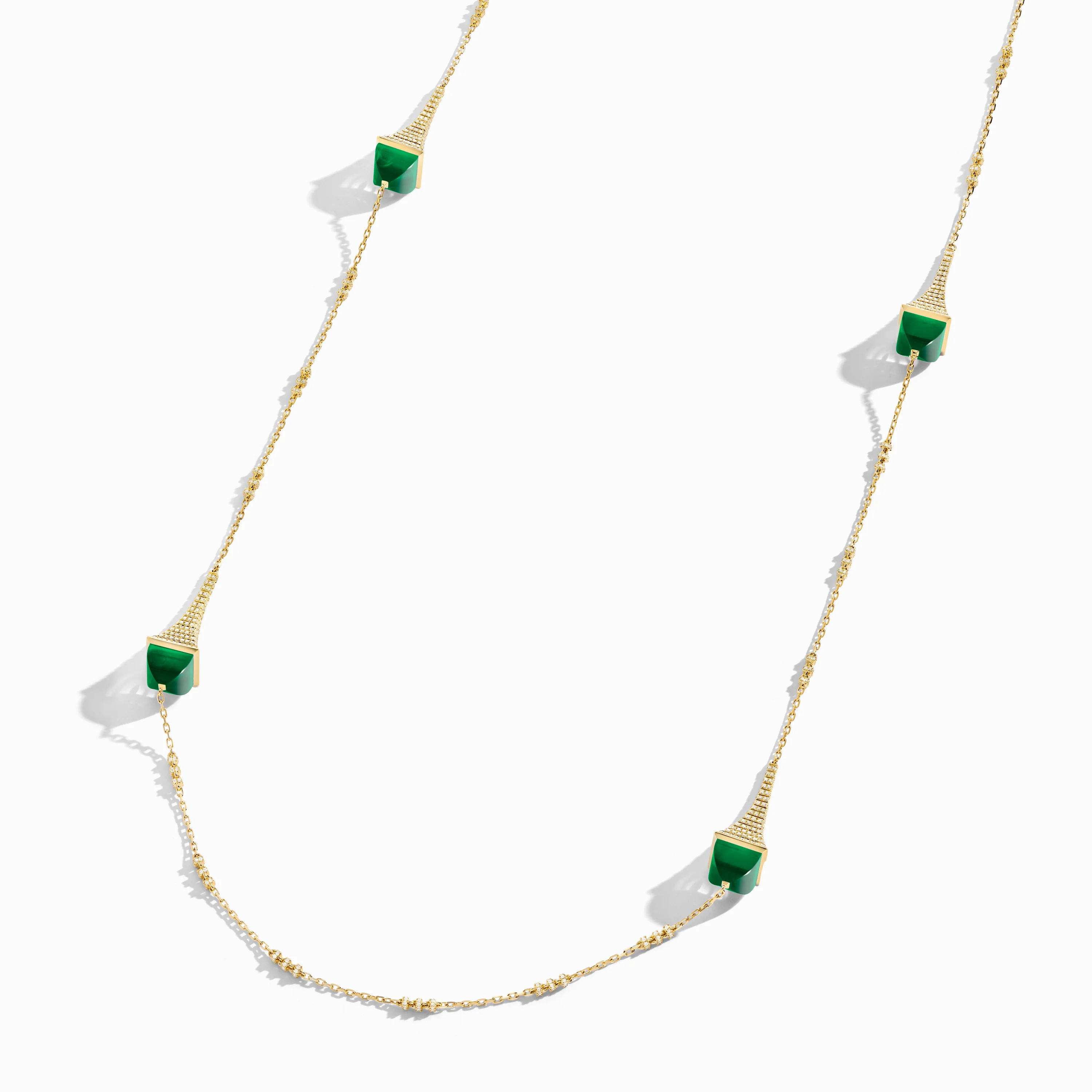 Cleo Rev Diamond Long Chain Necklace - Image 8