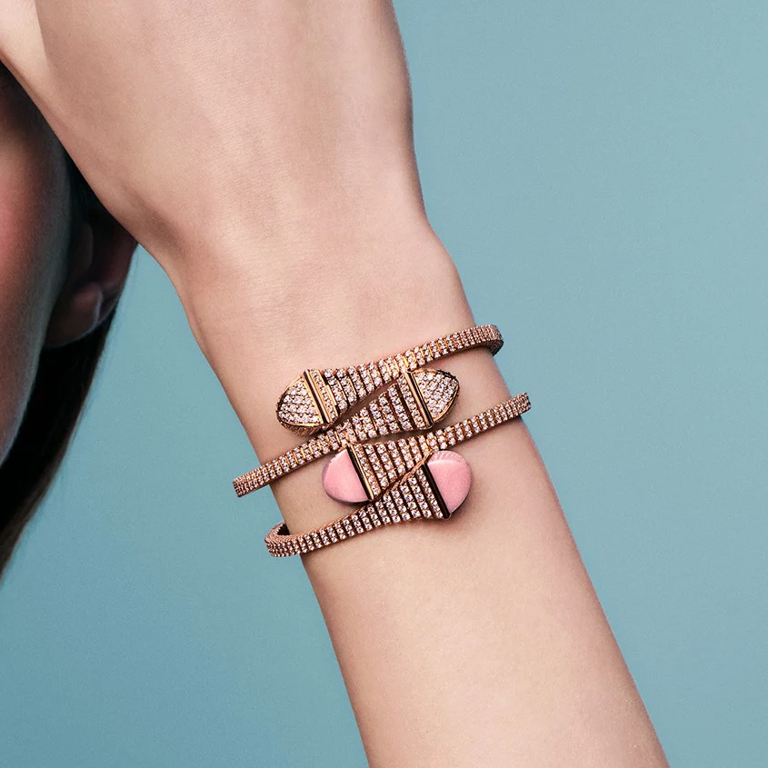 Cleo Rev Full Diamond Slip-On Bracelet - Image 4