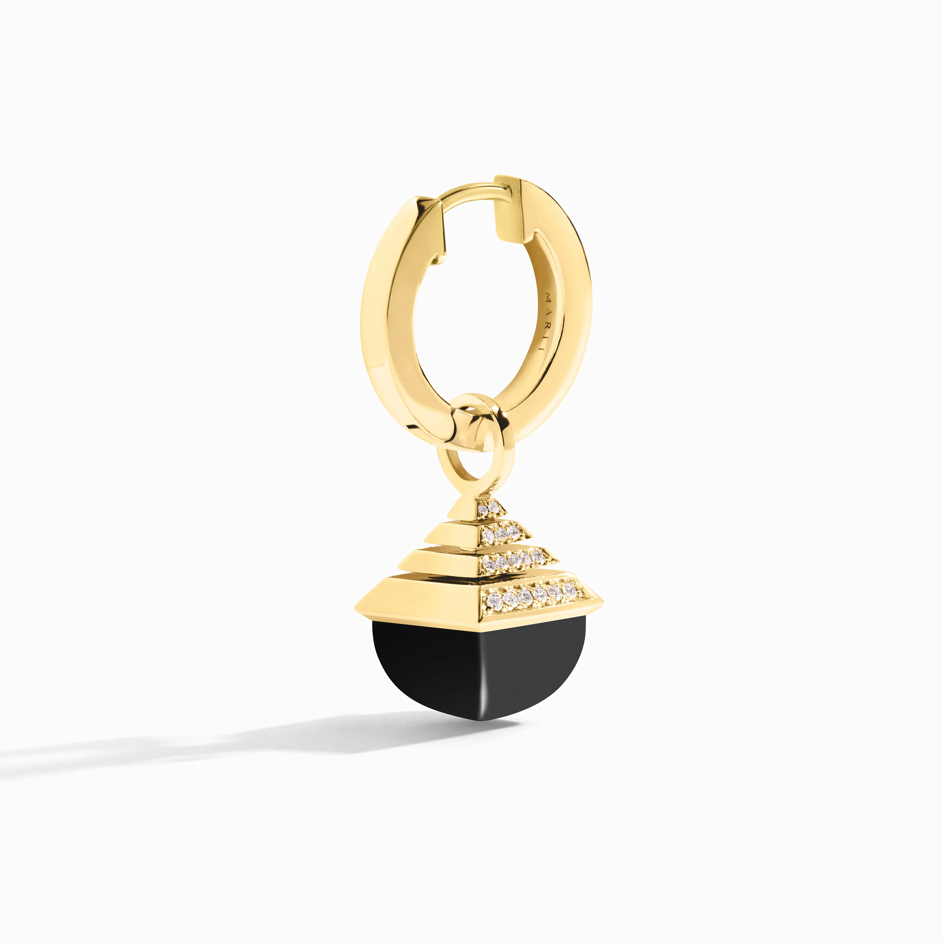Cleo Rev Midi Diamond Drop Earrings - Image 10