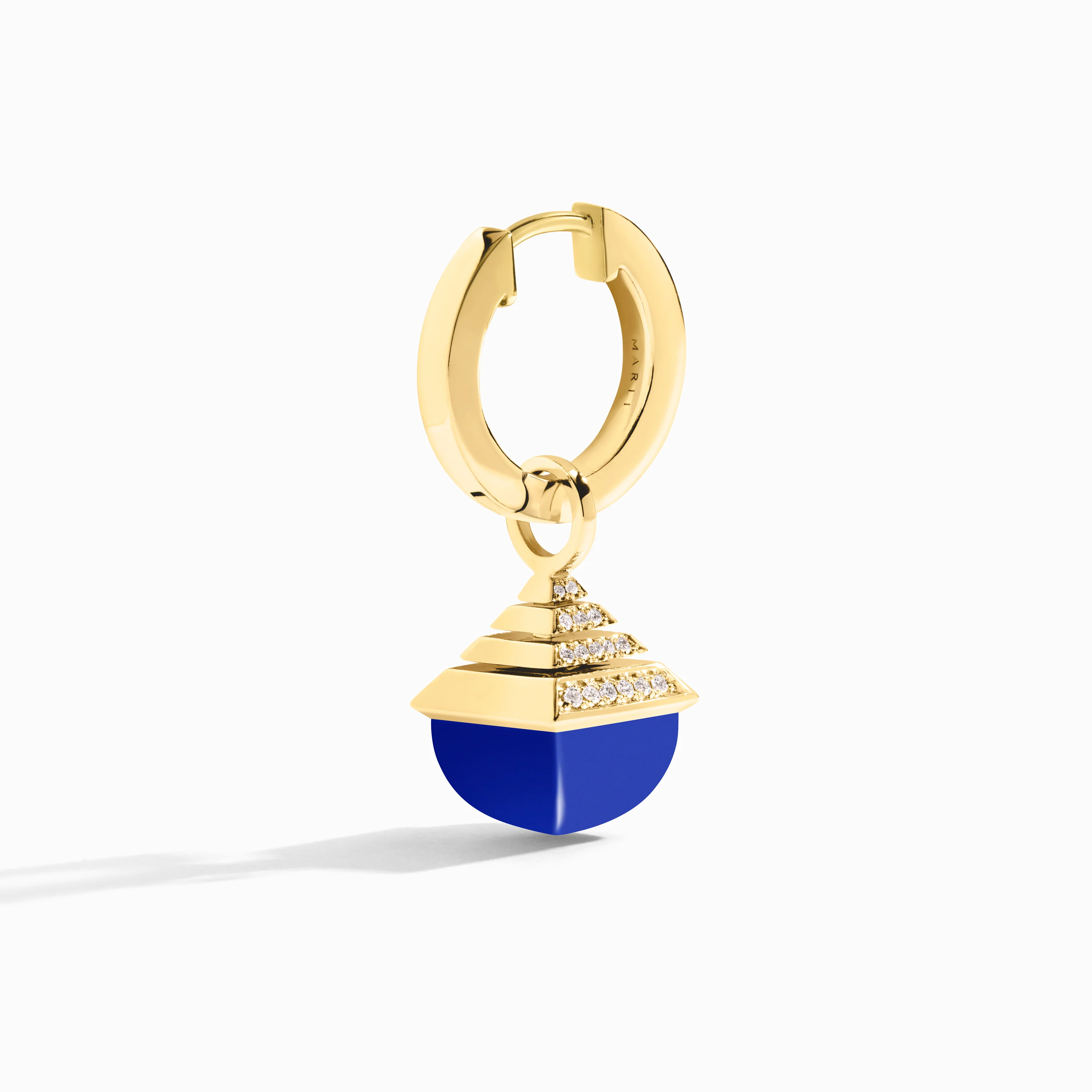 Cleo Rev Midi Diamond Drop Earrings - Image 13