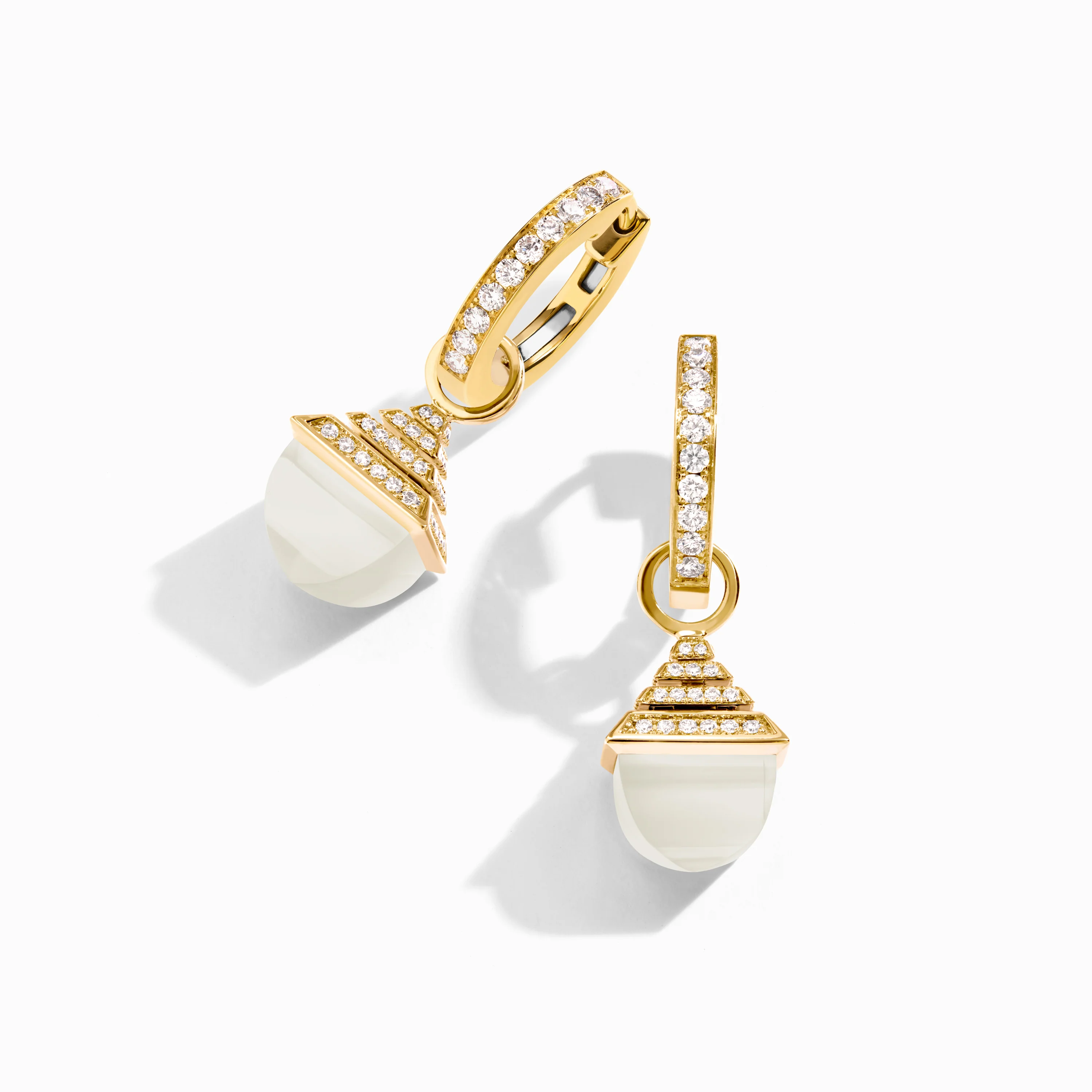Cleo Rev Midi Diamond Drop Earrings - Image 14