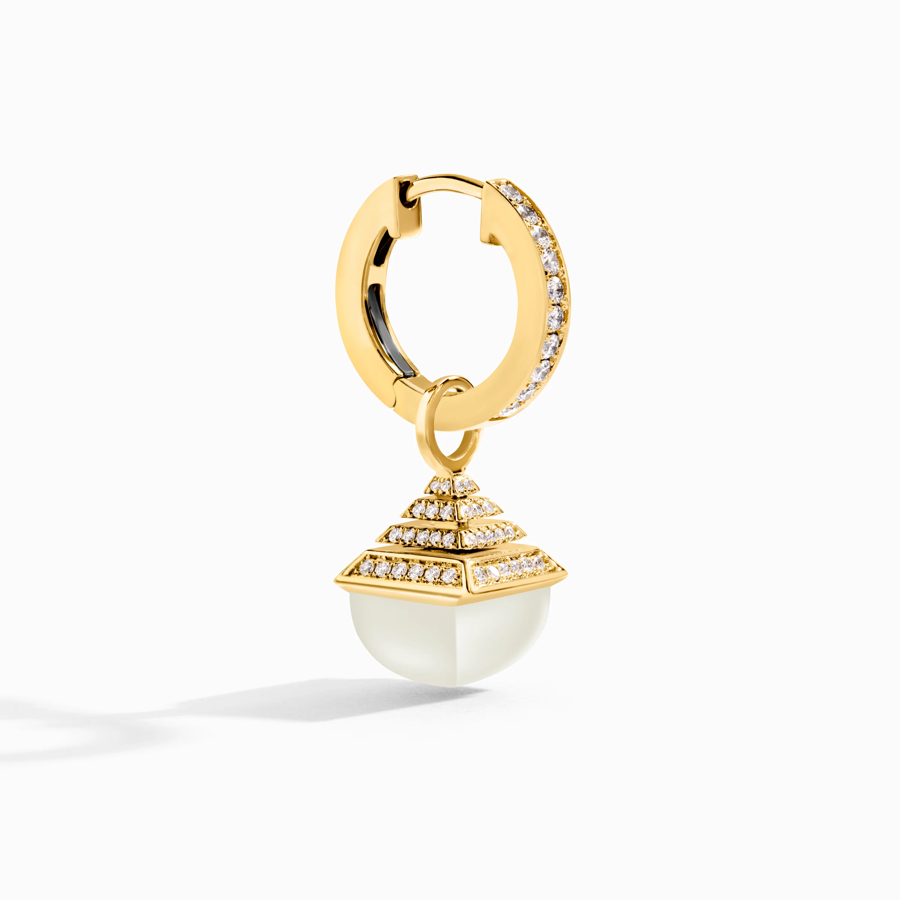 Cleo Rev Midi Diamond Drop Earrings - Image 15