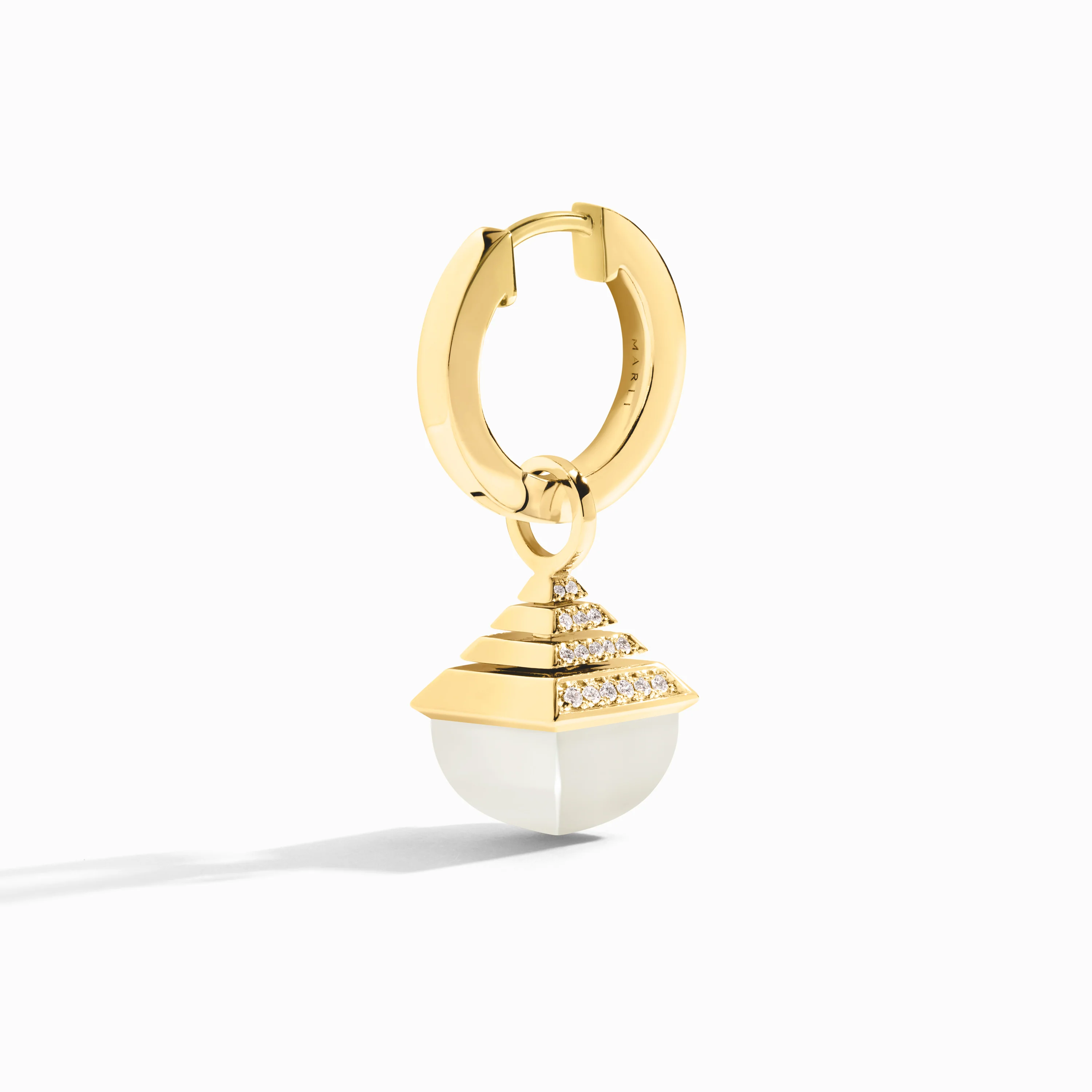 Cleo Rev Midi Diamond Drop Earrings - Image 16