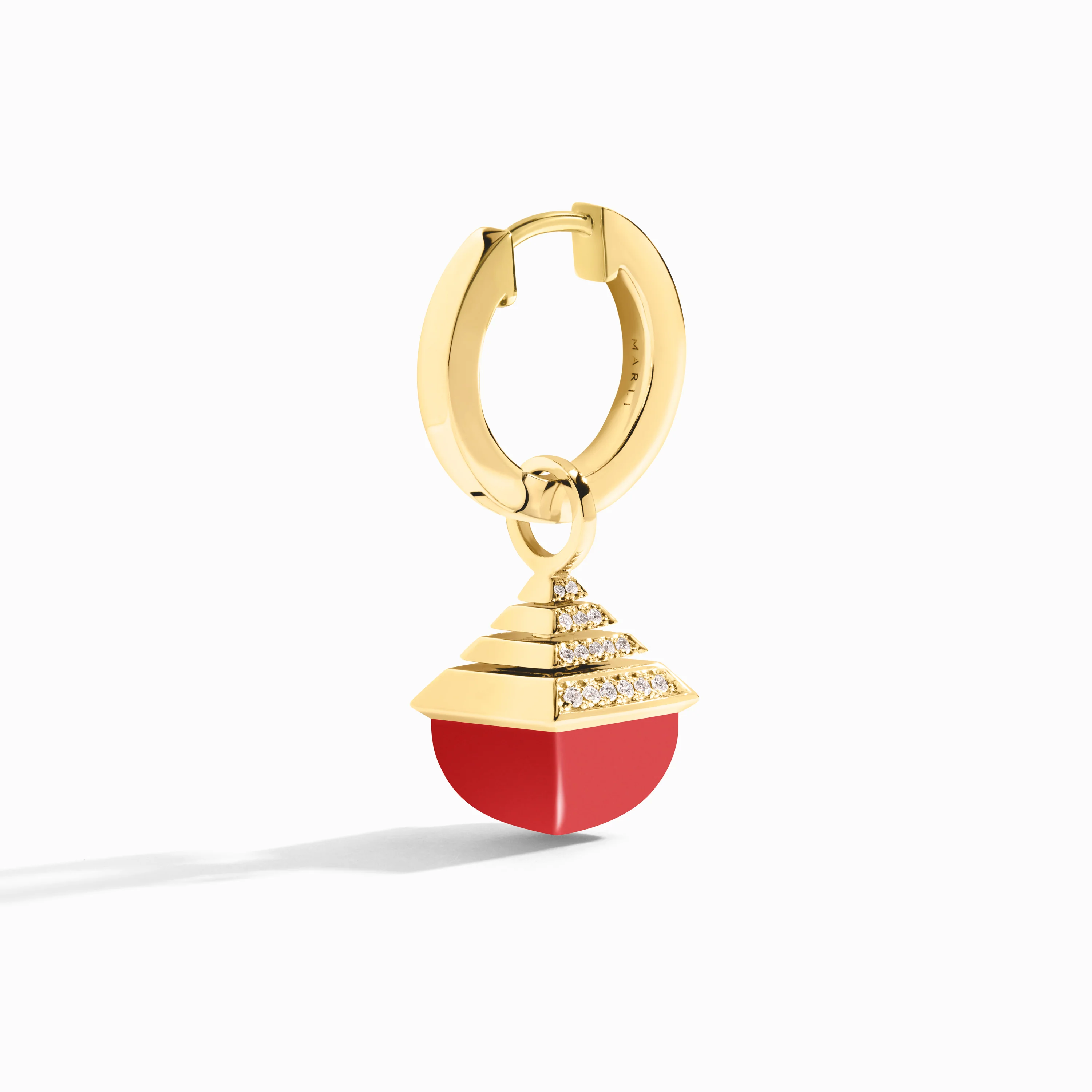 Cleo Rev Midi Diamond Drop Earrings - Image 28