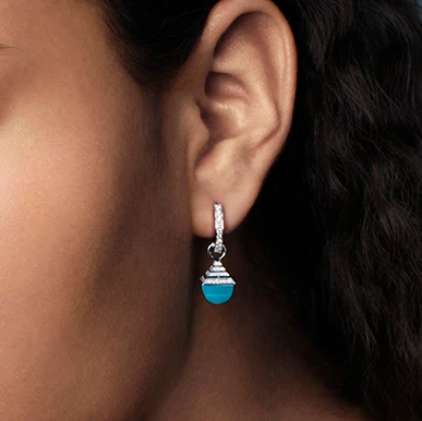 Cleo Rev Midi Diamond Drop Earrings - Image 32